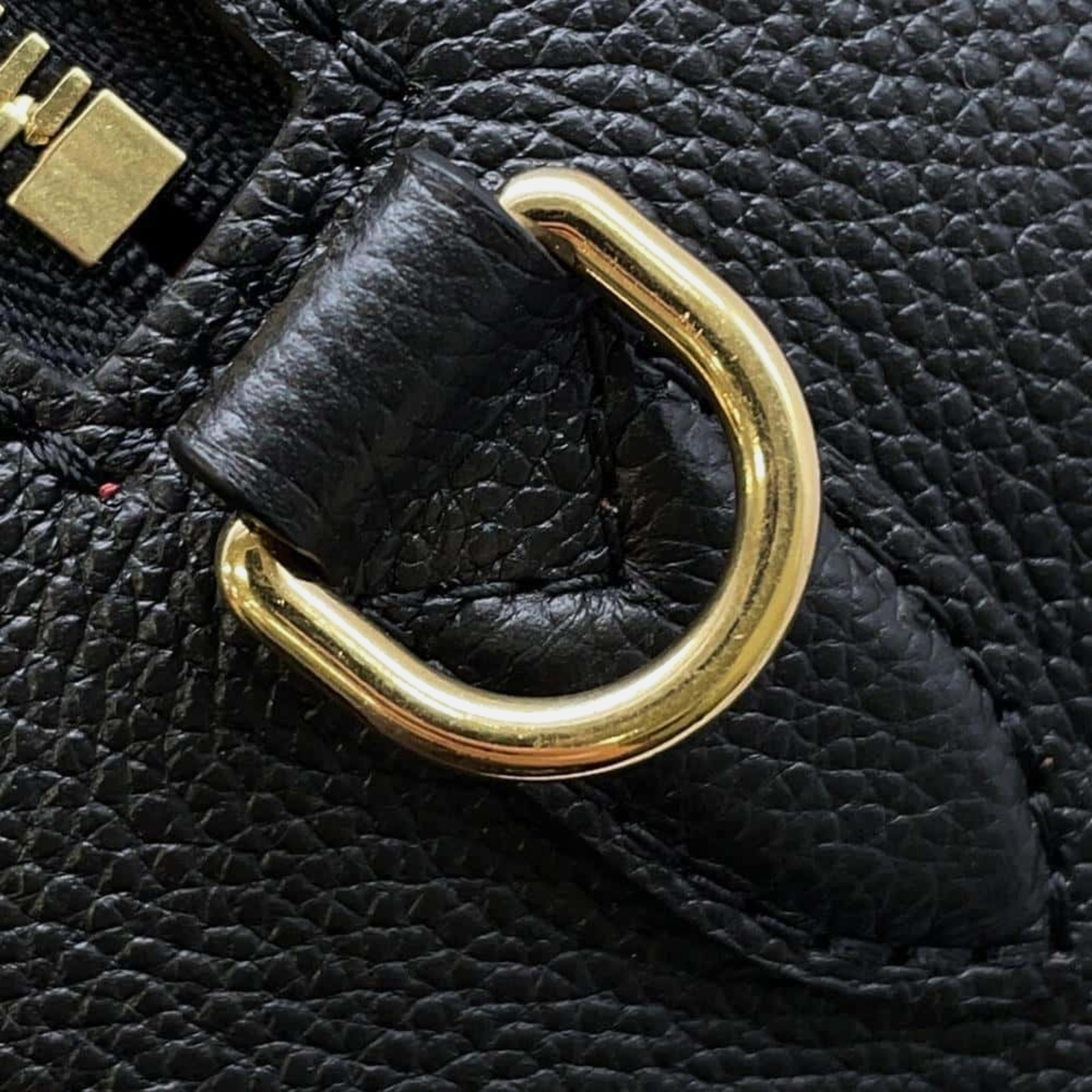 Louis Vuitton Black Monogram Empreinte Speedy Bandouliere 25 Shoulder Bag 