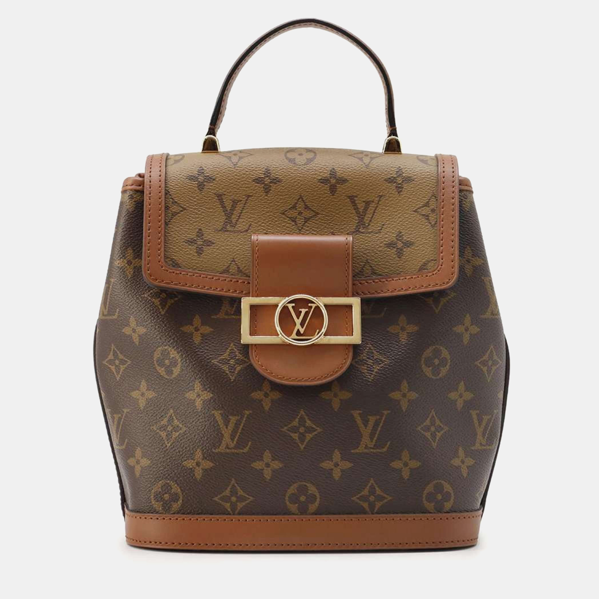 

Louis Vuitton Black Monogram Reverse Dauphine Backpack