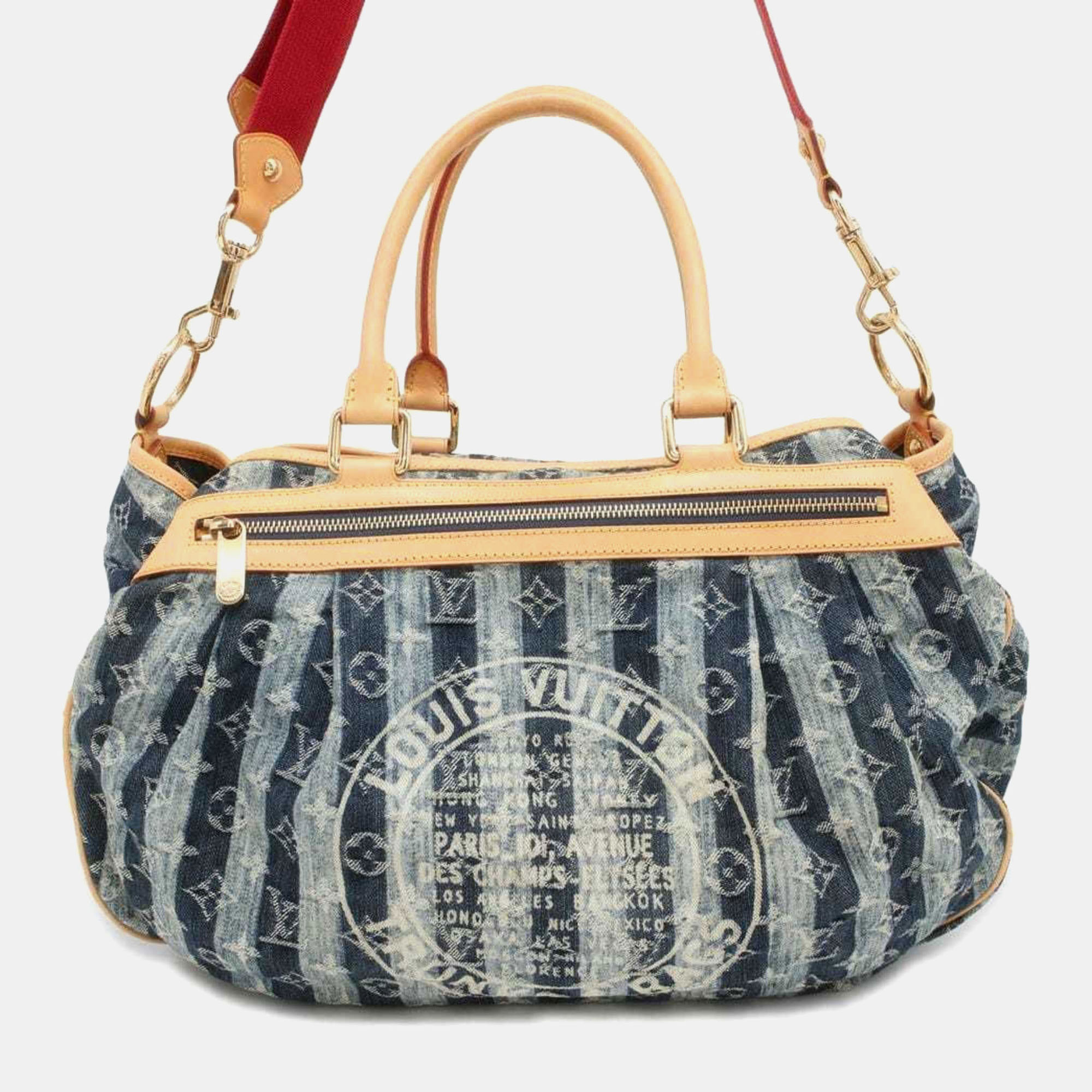 

Louis Vuitton Monogram Denim Cavalier Gm Bag, Blue