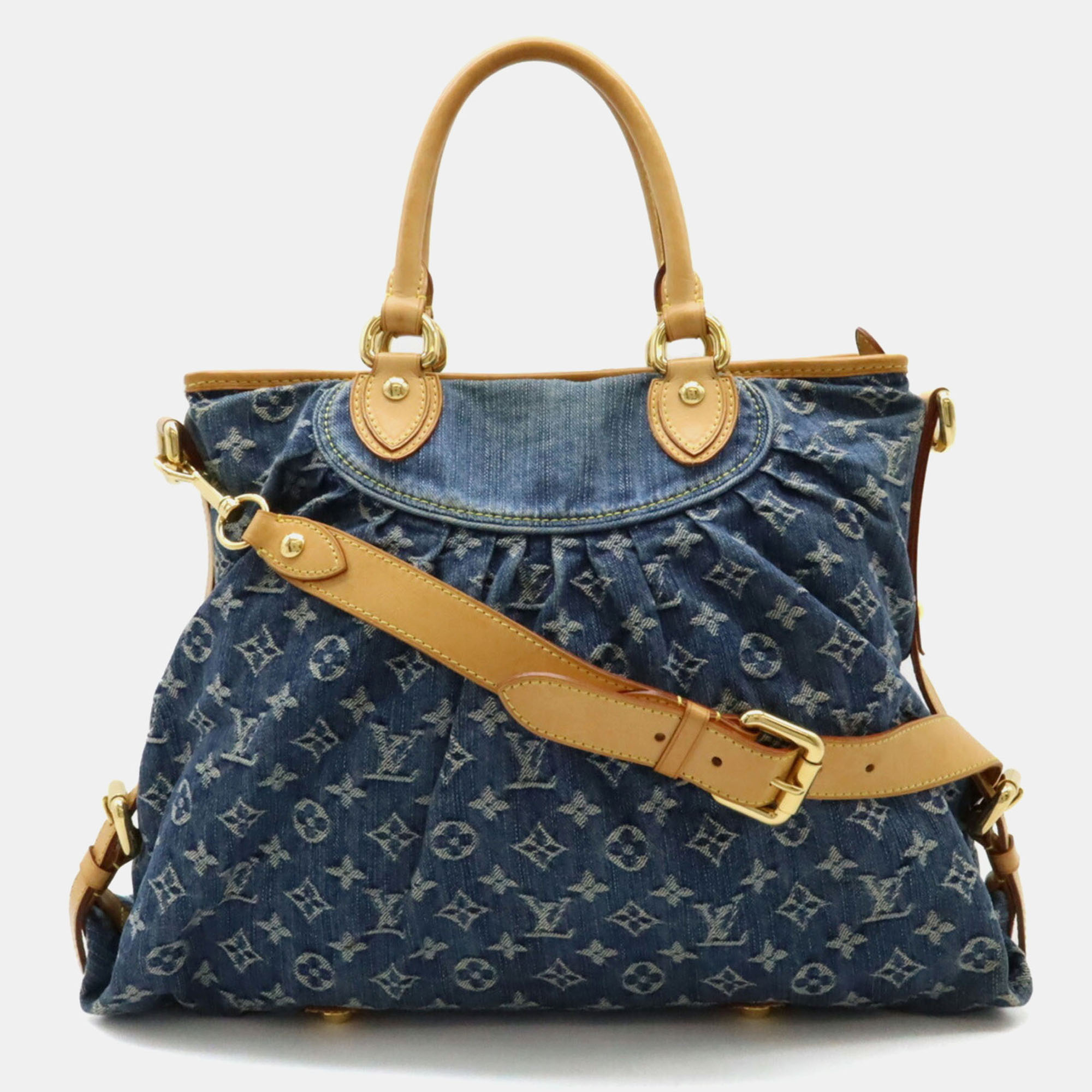 

Louis Vuitton Blue Monogram Denim Neo Cavi Gm Tote Bag