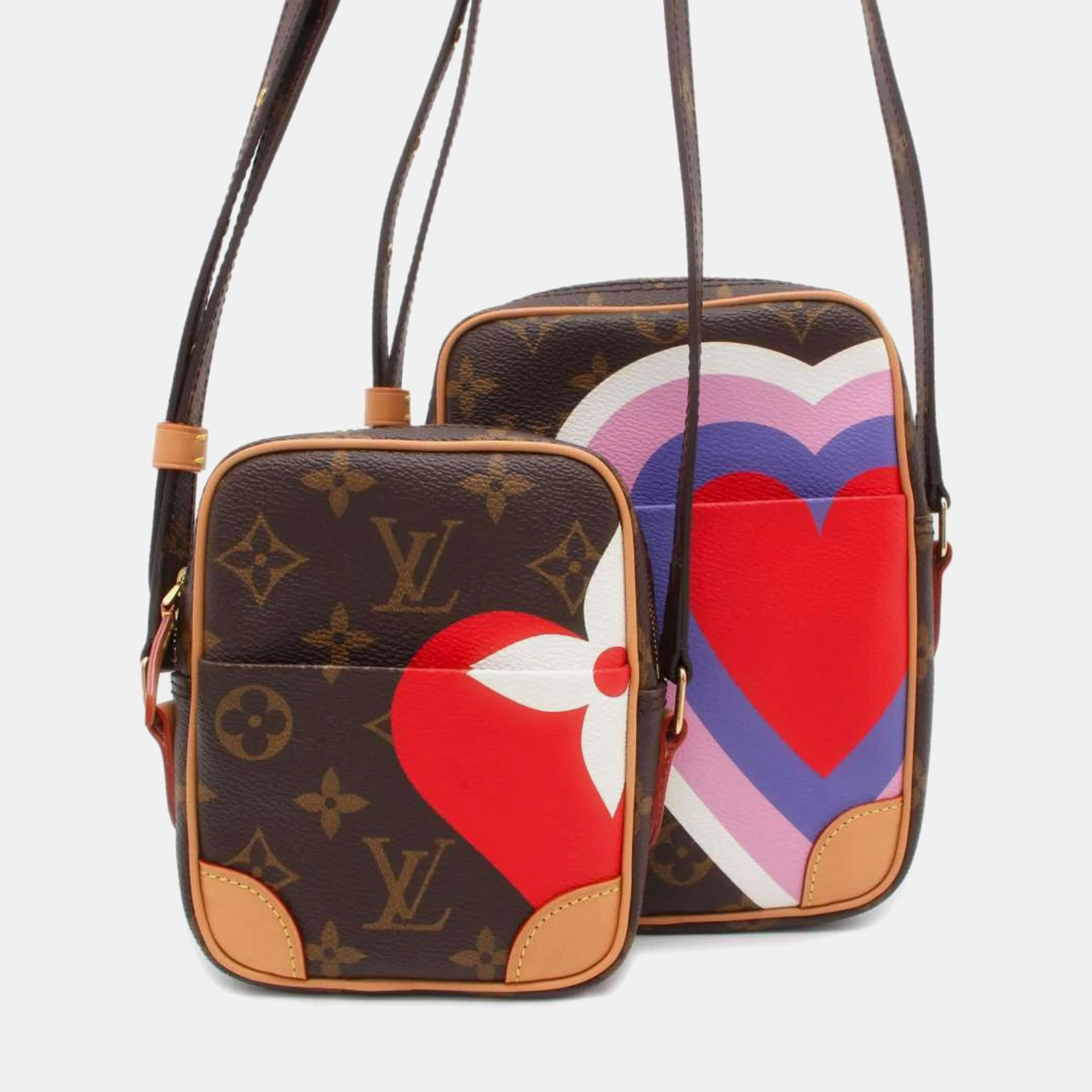 

Louis Vuitton Monogram Game On Heart Panam Set Shoulder Bag, Multicolor