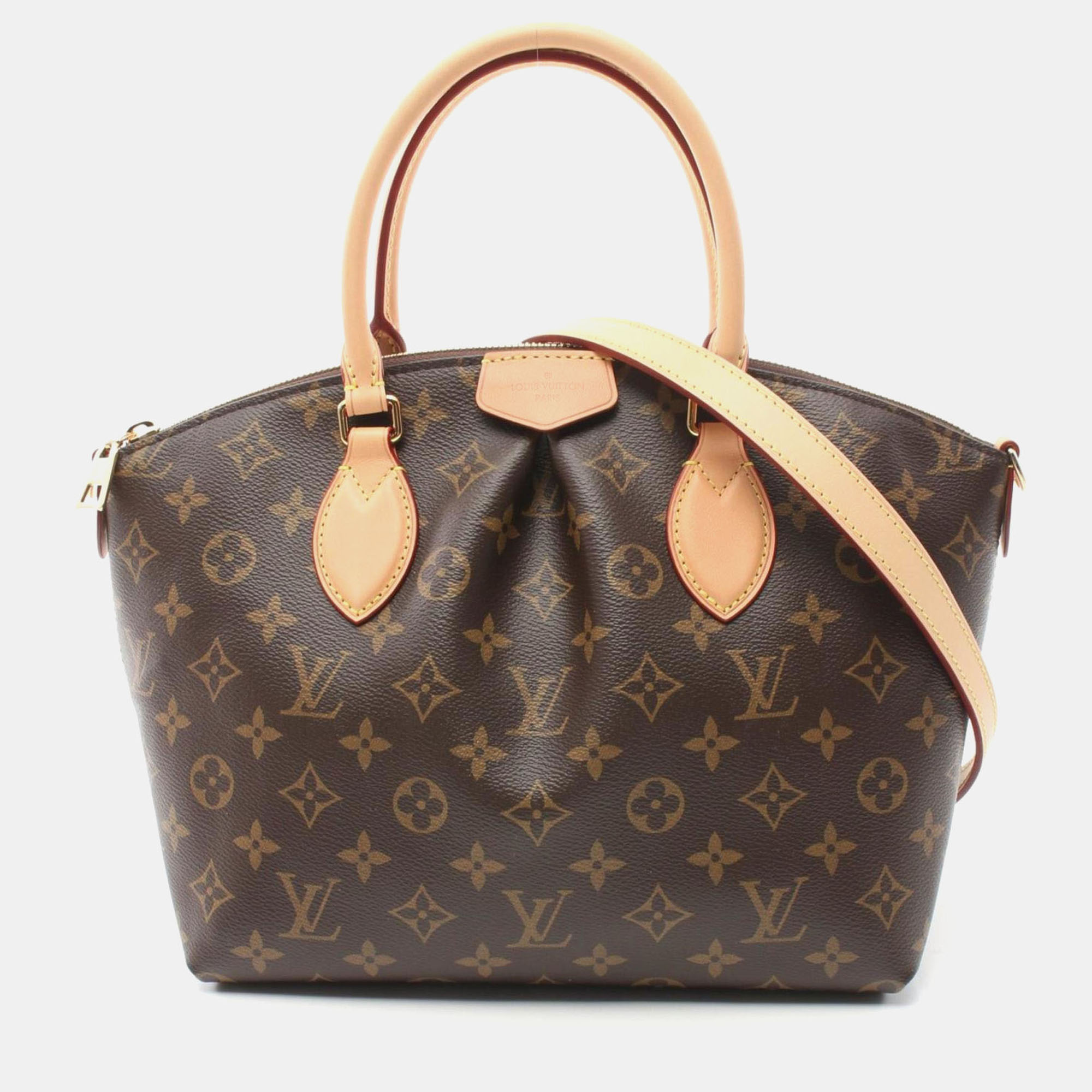 

Louis Vuitton Coated Canvas Leather Monogram Brown Boetie Nm Pm Handbag