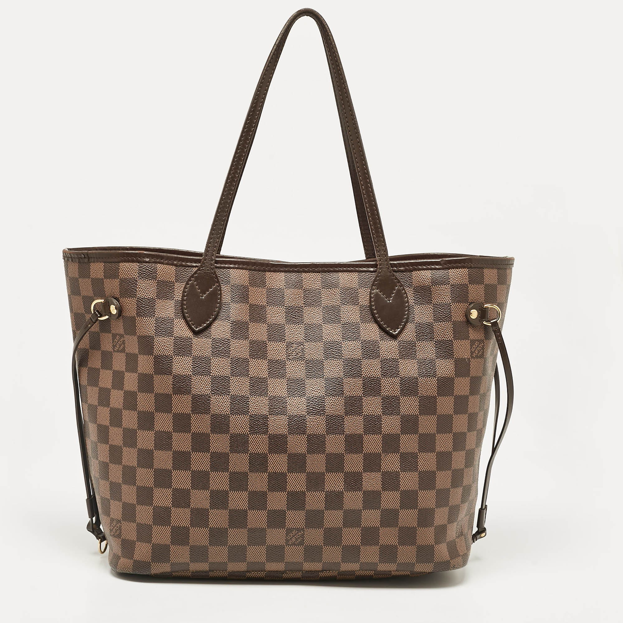 

Louis Vuitton Damier Ebene Canvas Neverfull MM Bag, Brown