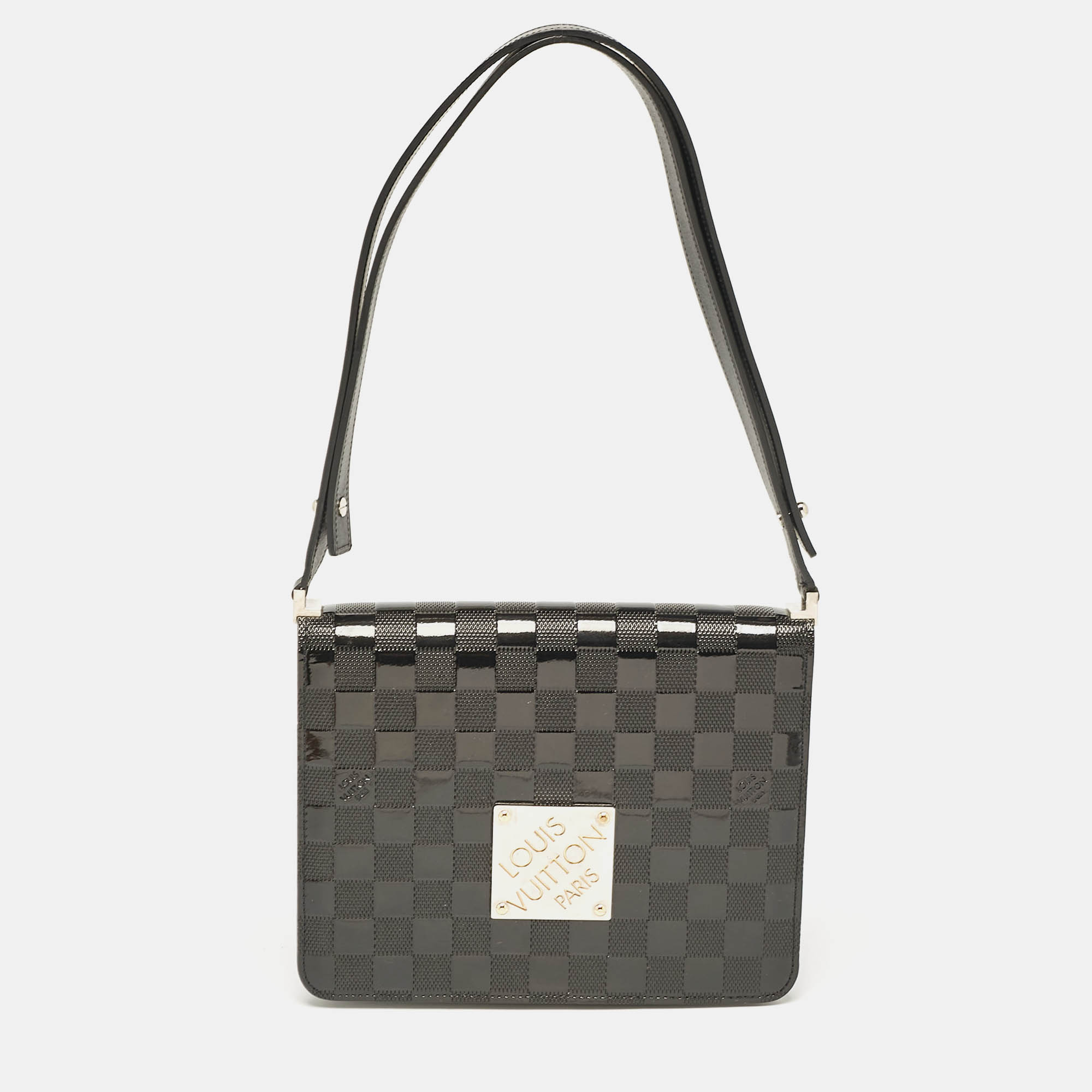 

Louis Vuitton Black Damier Vernis Cabaret Bag