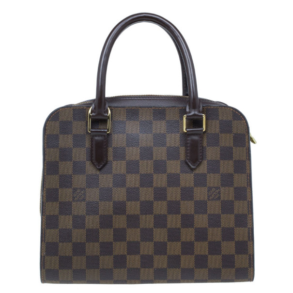 Pre Owned Louis Vuitton Damier Ebene Canvas Triana Tote