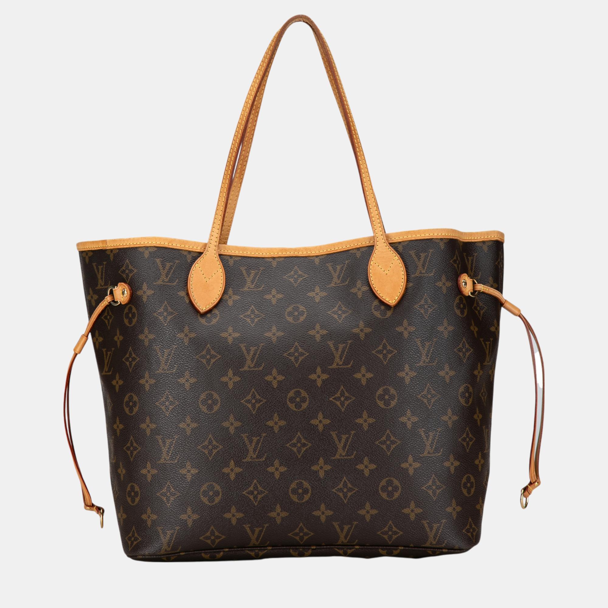 

Louis Vuitton Brown Monogram Neverfull MM