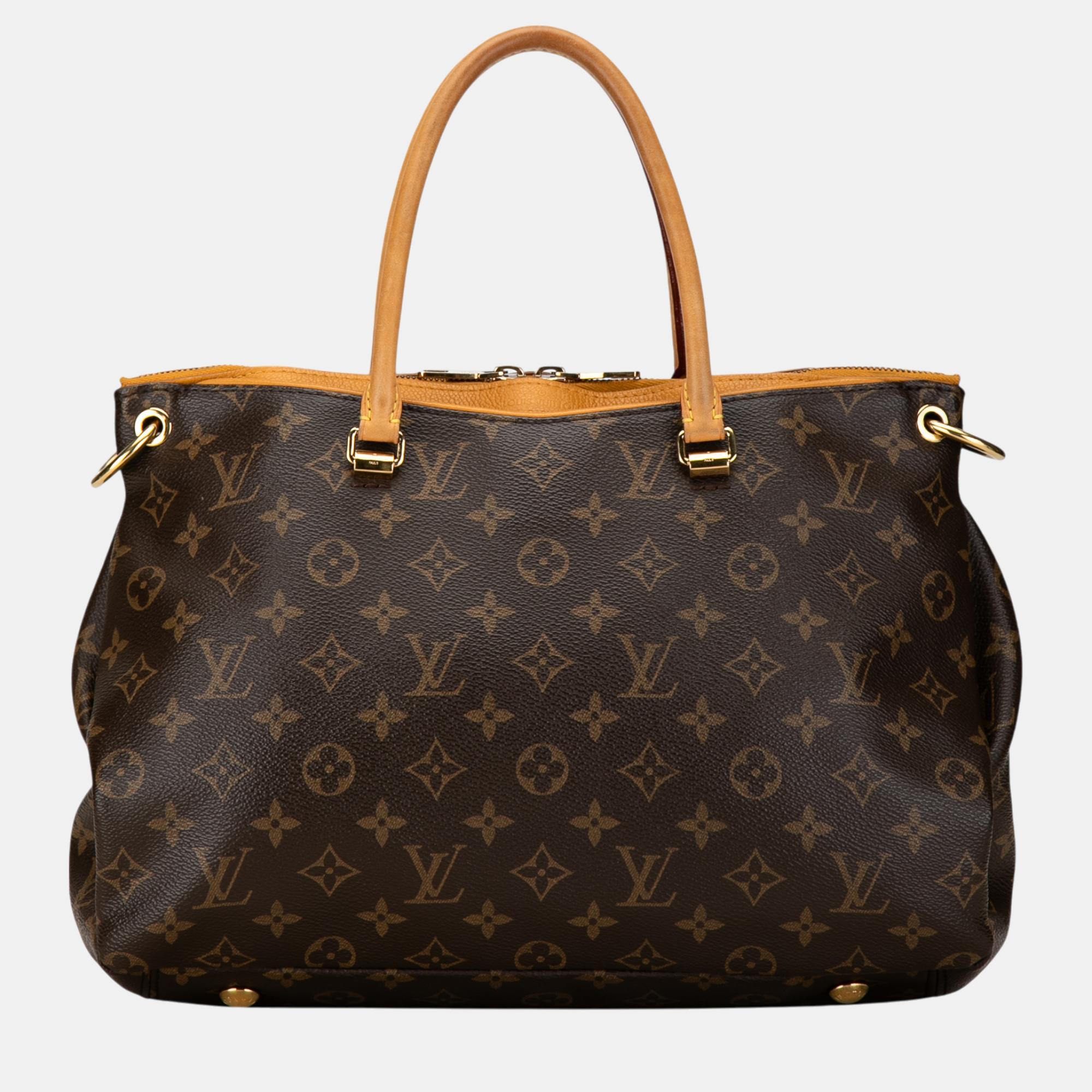 

Louis Vuitton Brown Monogram Pallas MM