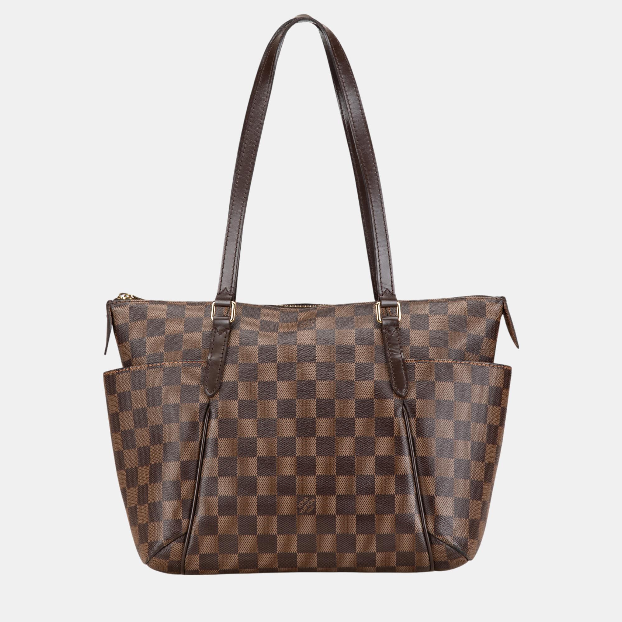 

Louis Vuitton Brown Damier Ebene Totally PM