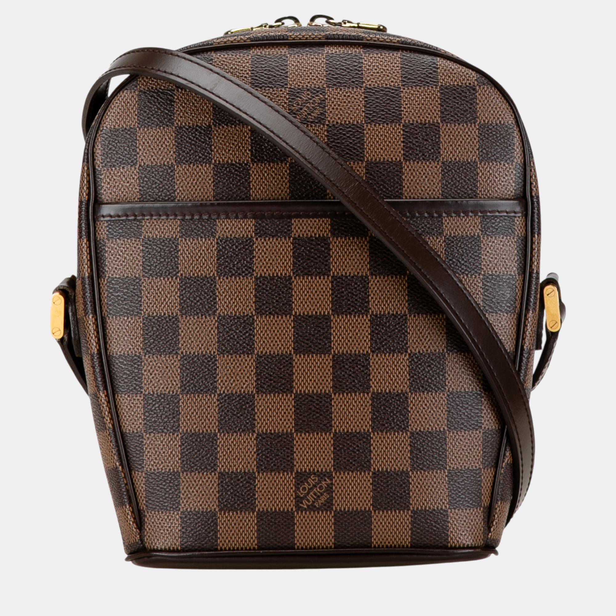 

Louis Vuitton Brown Damier Ebene Ipanema PM