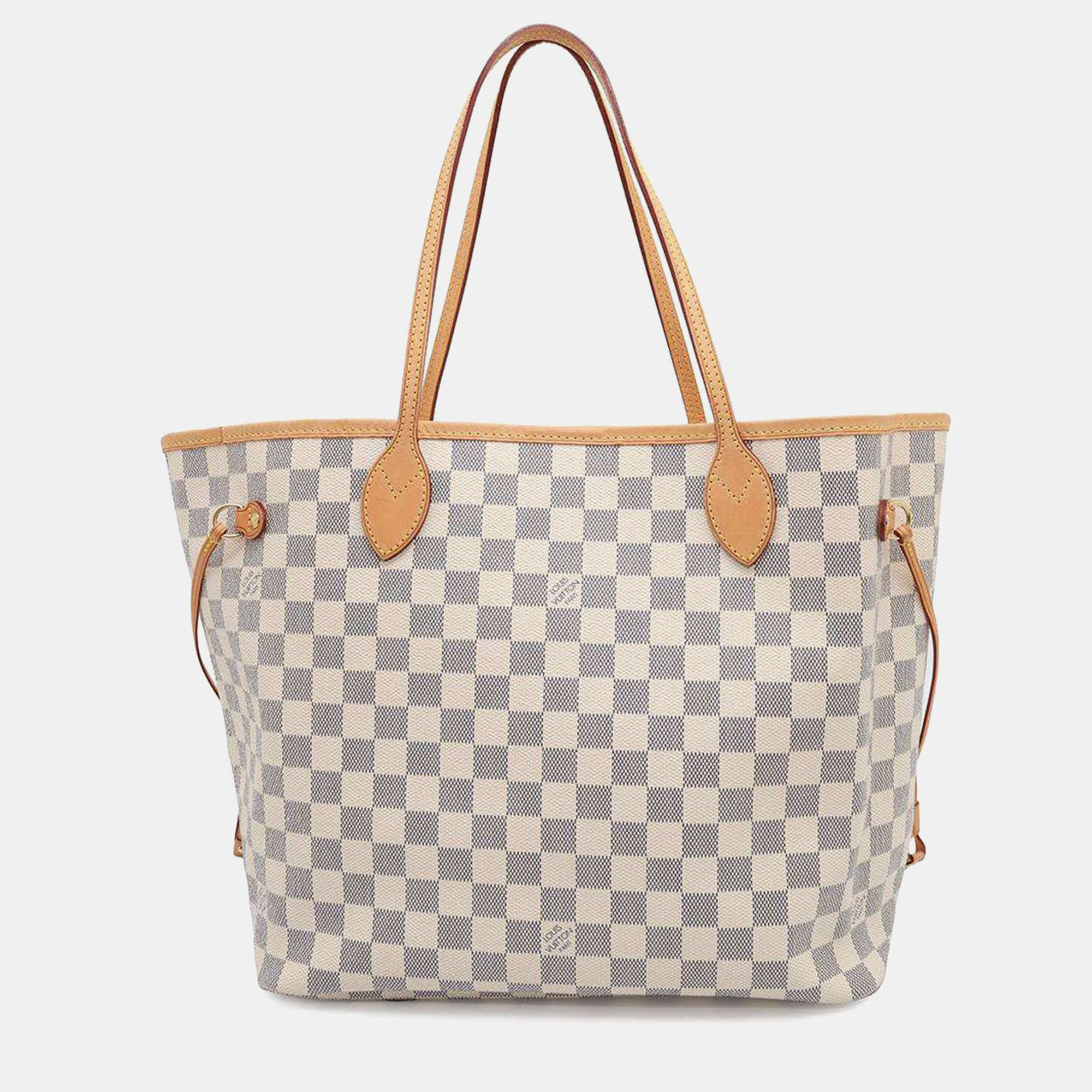 

Louis Vuitton Beige Damier Azur Neverfull Bag Size Mm