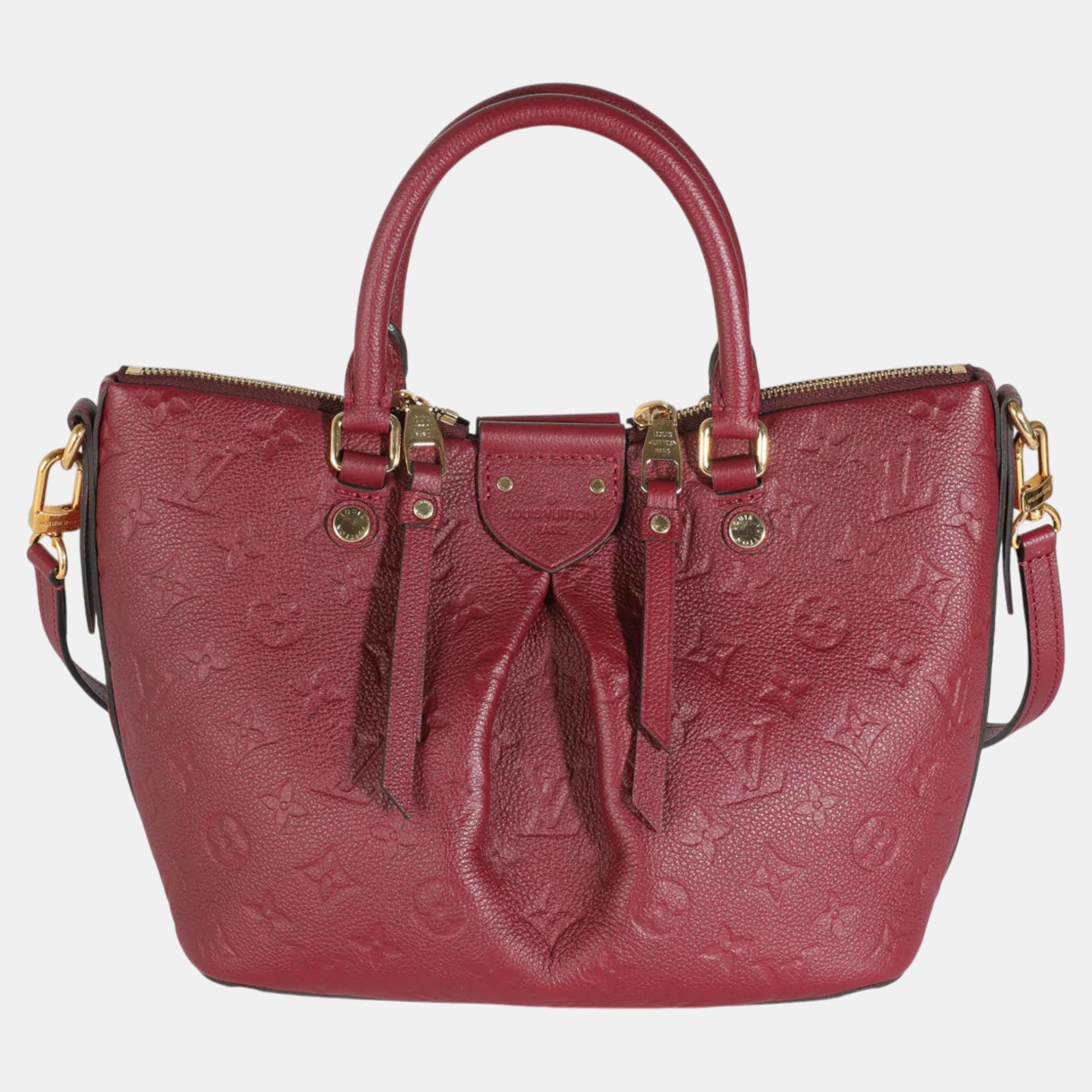 

Louis Vuitton Raisin Monogram Empreinte Mazarine PM Bag, Pink