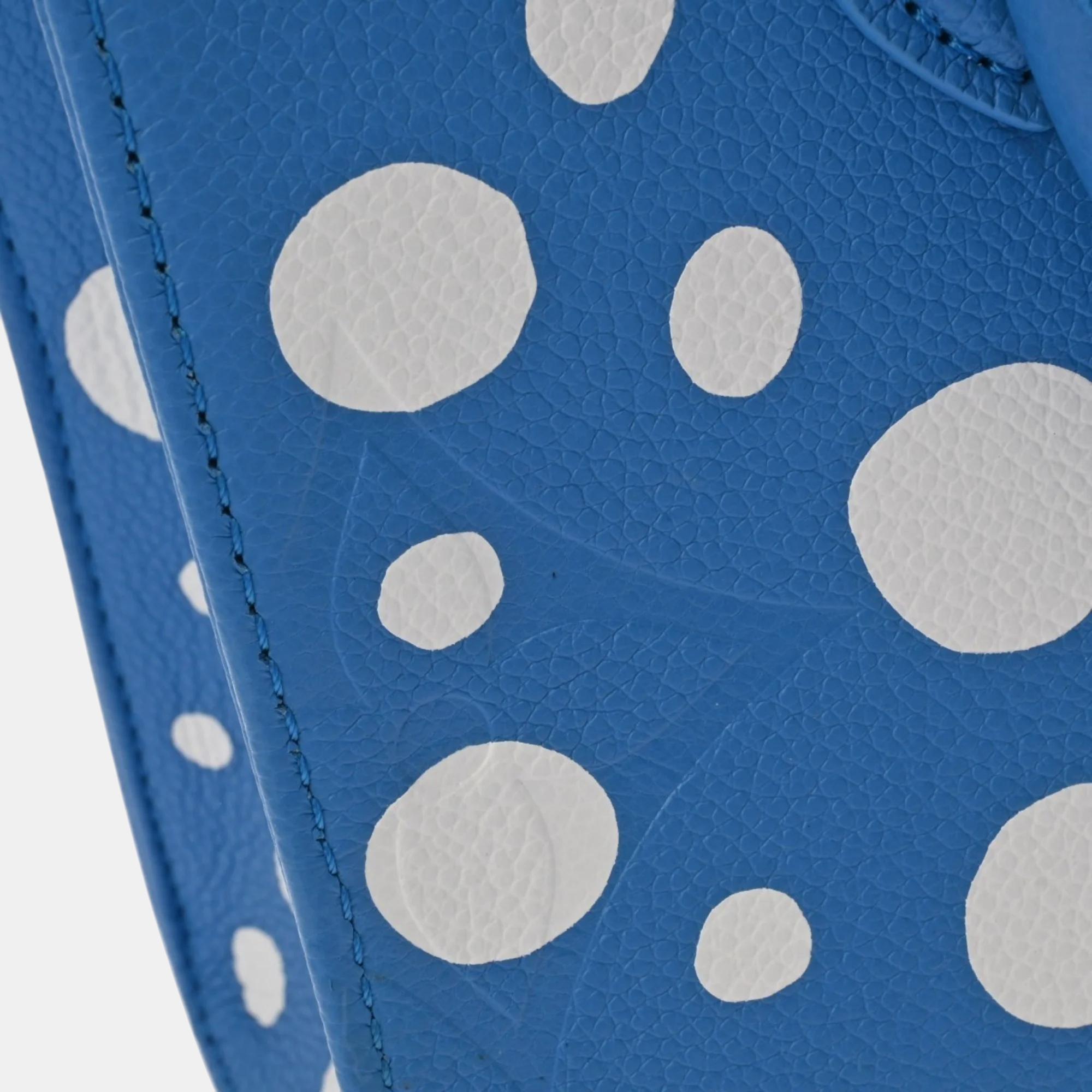 Louis Vuitton Blue/White Leather Monogram Empreinte On The Go PM Handbag 