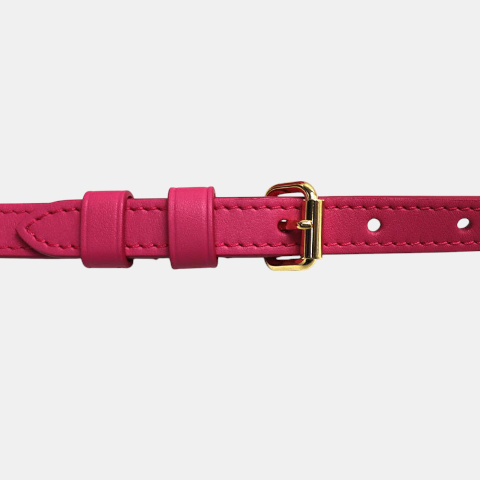 Louis Vuitton Nanogram Pink Speedy Bandouliere 20 Shoulder Bag 