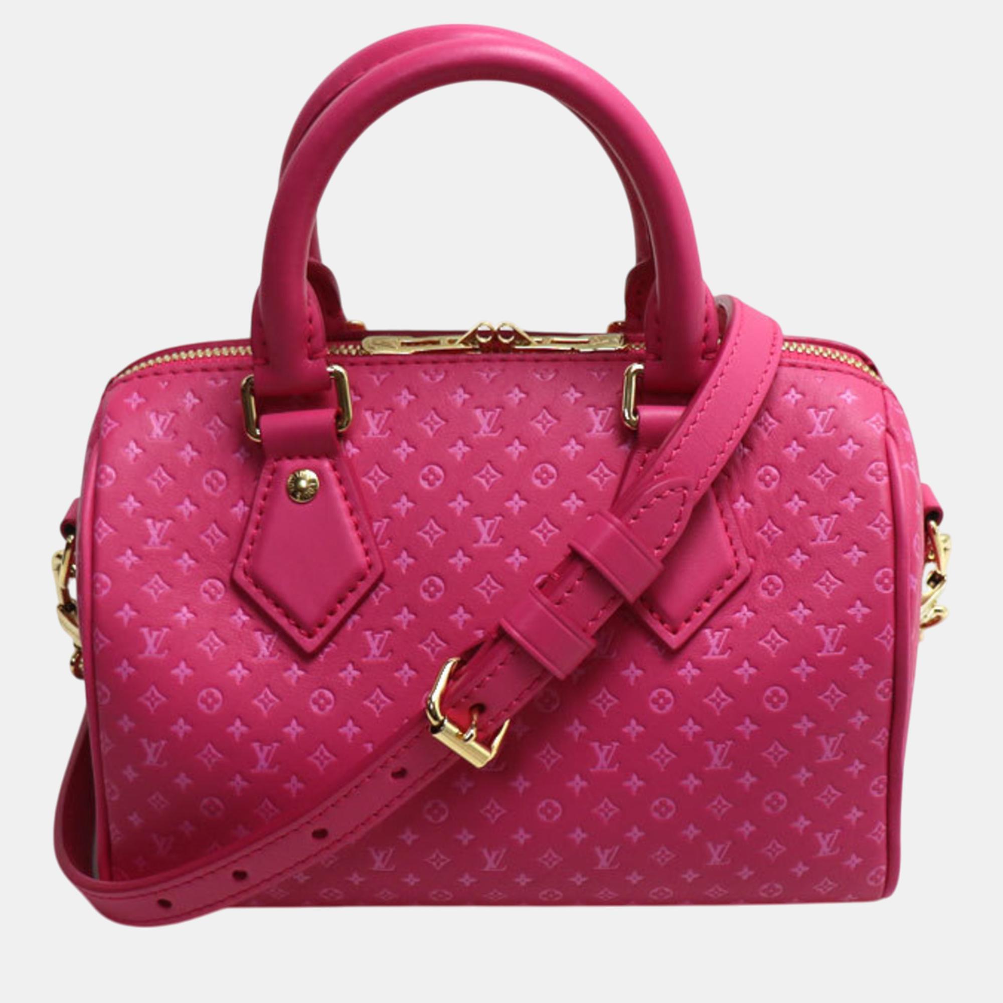 

Louis Vuitton Nanogram Pink Speedy Bandouliere 20 Shoulder Bag