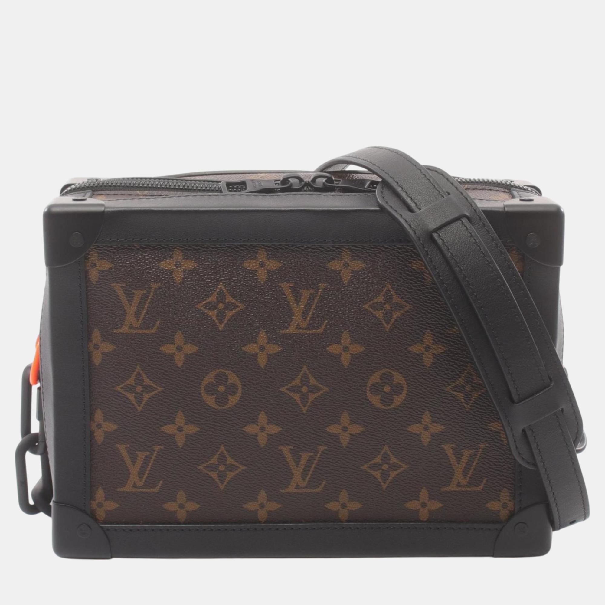 

Louis Vuitton Brown Coated Canvas Leather Soft Trunk Monogram Solar Ray Shoulder Bag