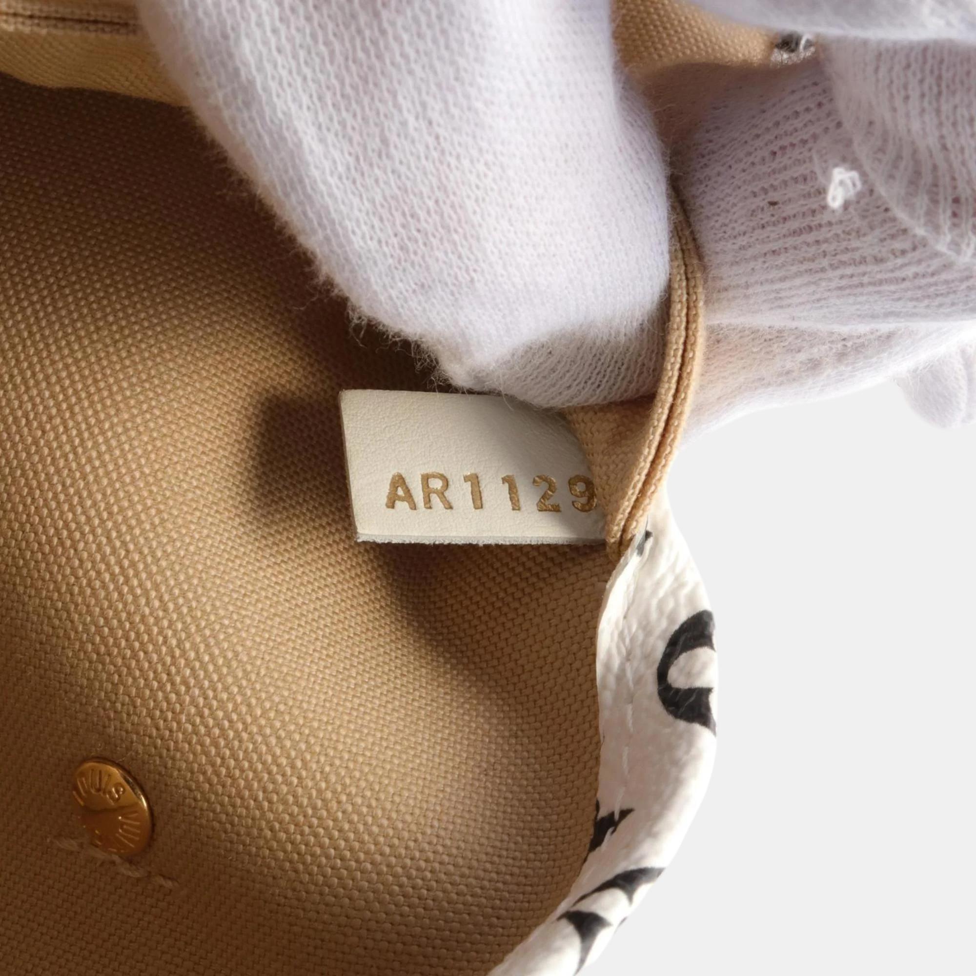 Louis Vuitton Khaki Beige Multicolor Coated Canvas Monogram Giant Neverfull Mm Tote Bag 
