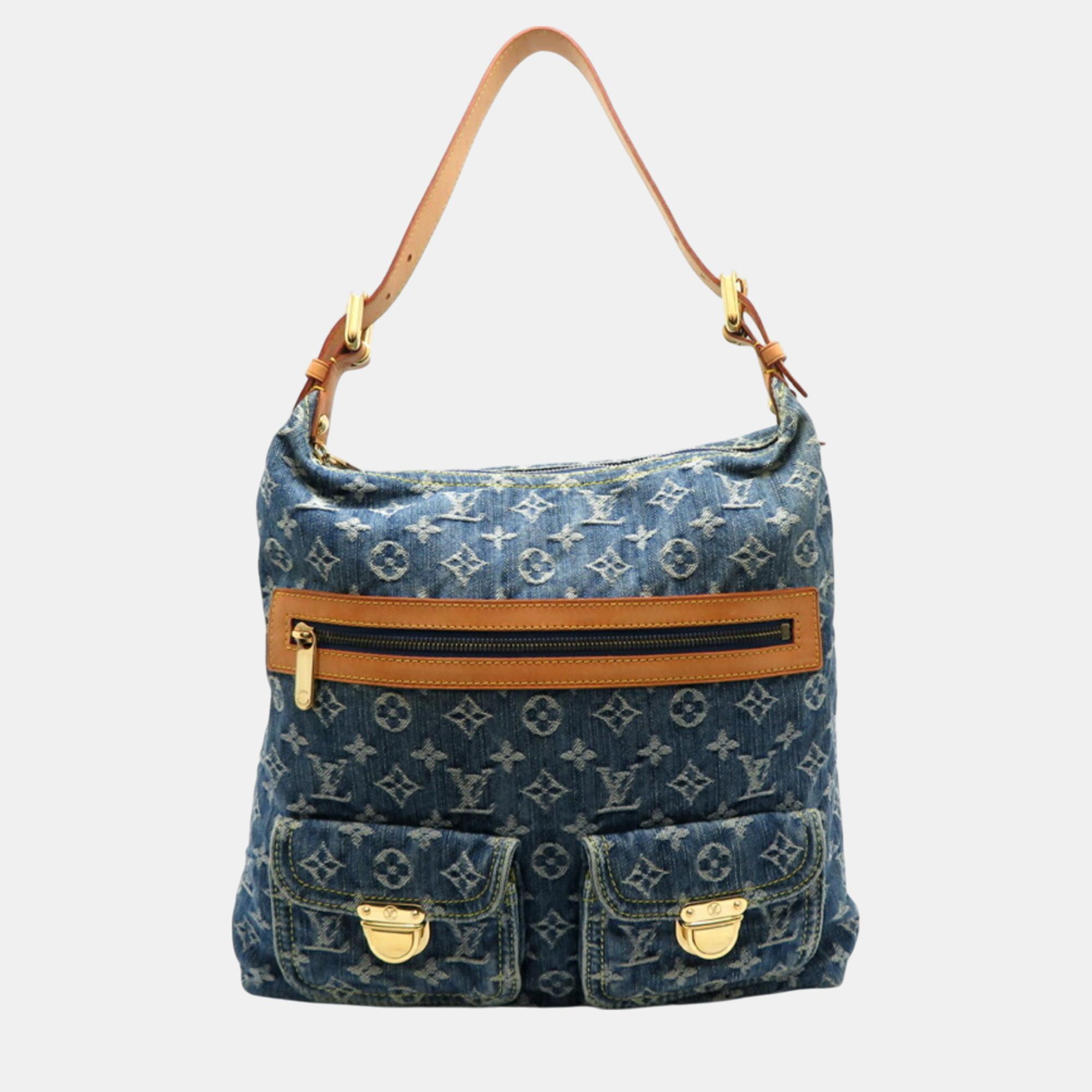 

Louis Vuitton Monogram Denim Blue Baggy Gm Shoulder Bag