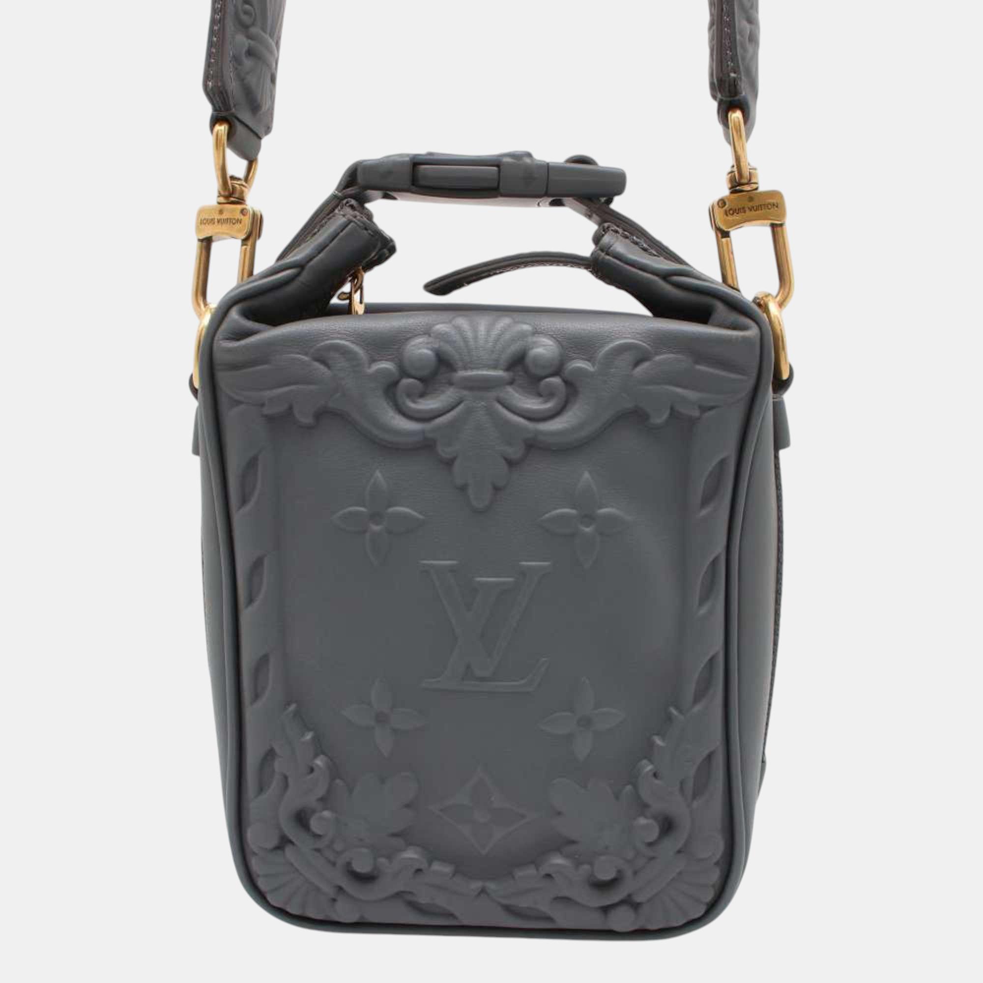 

Louis Vuitton Calf Leather Cruiser Handbag, Grey