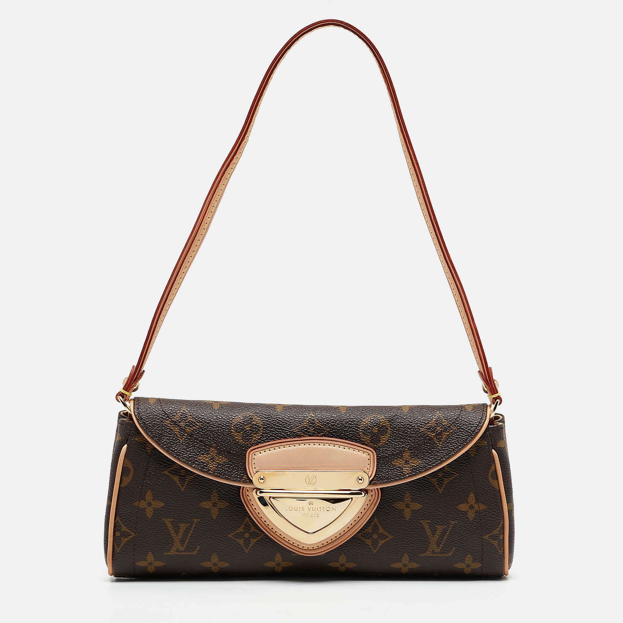 

Louis Vuitton Monogram Canvas Beverly Clutch Bag, Brown