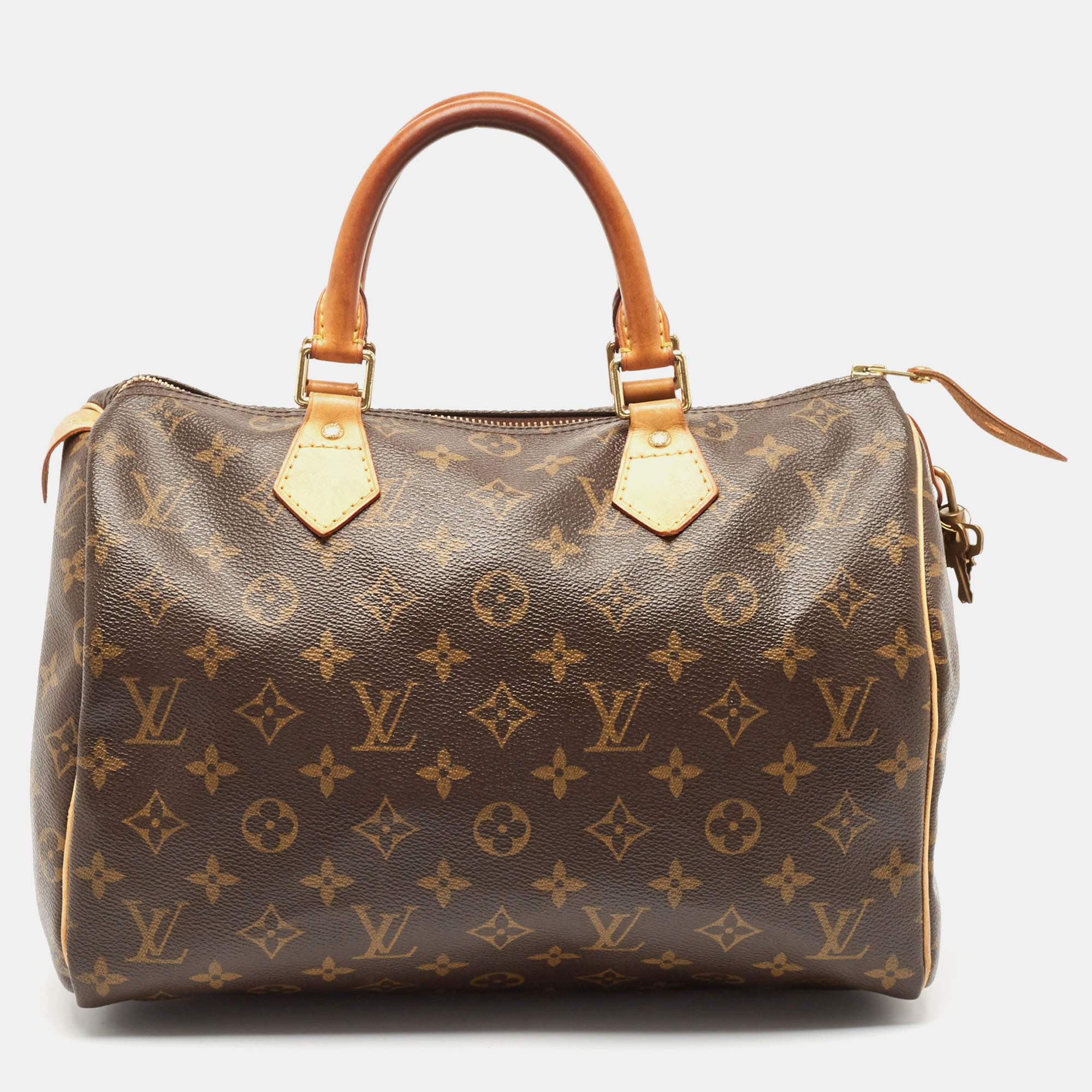 

Louis Vuitton Monogram Canvas Speedy 30 Bag, Brown