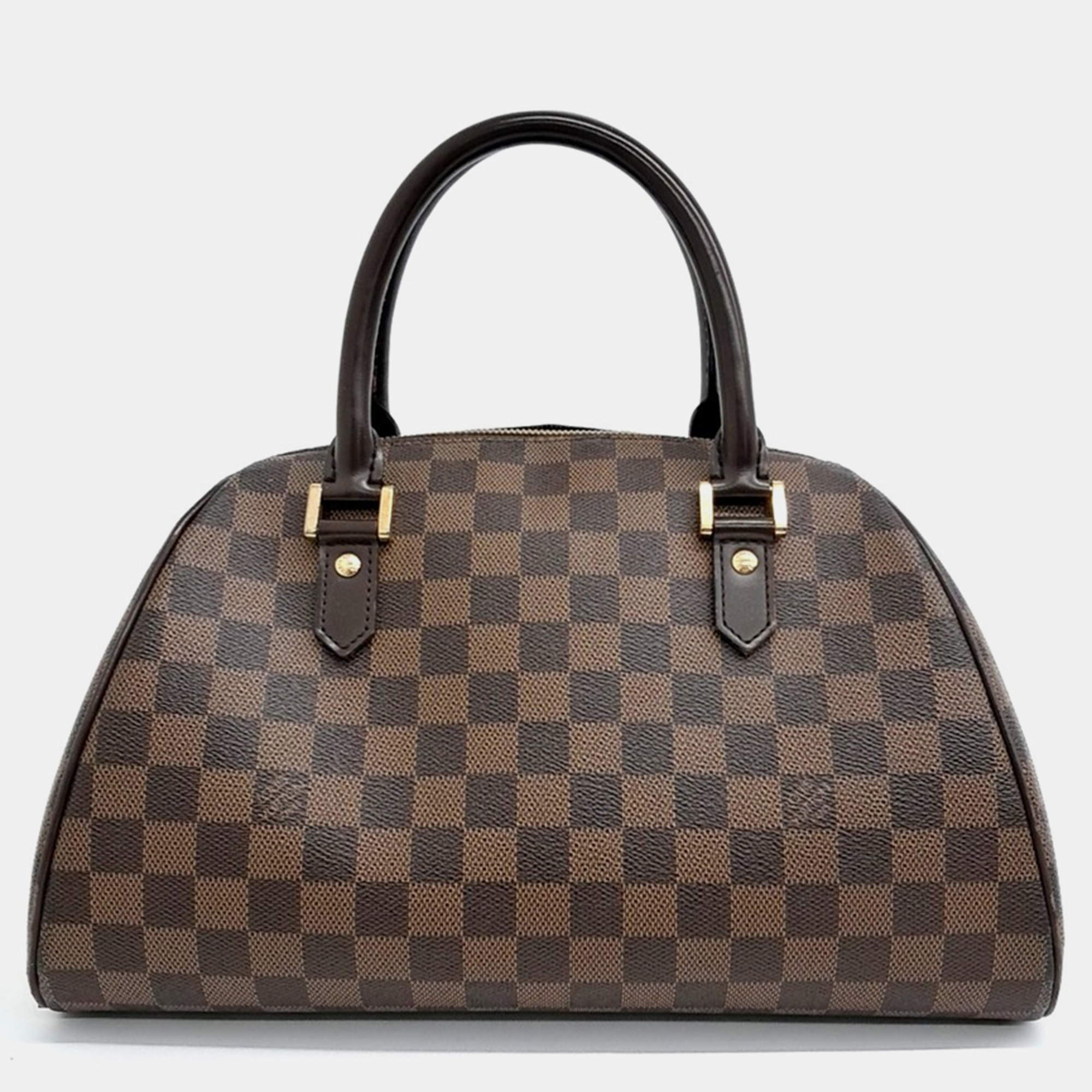 

Louis Vuitton Brown Coated Canvas Damier Rivera MM bag