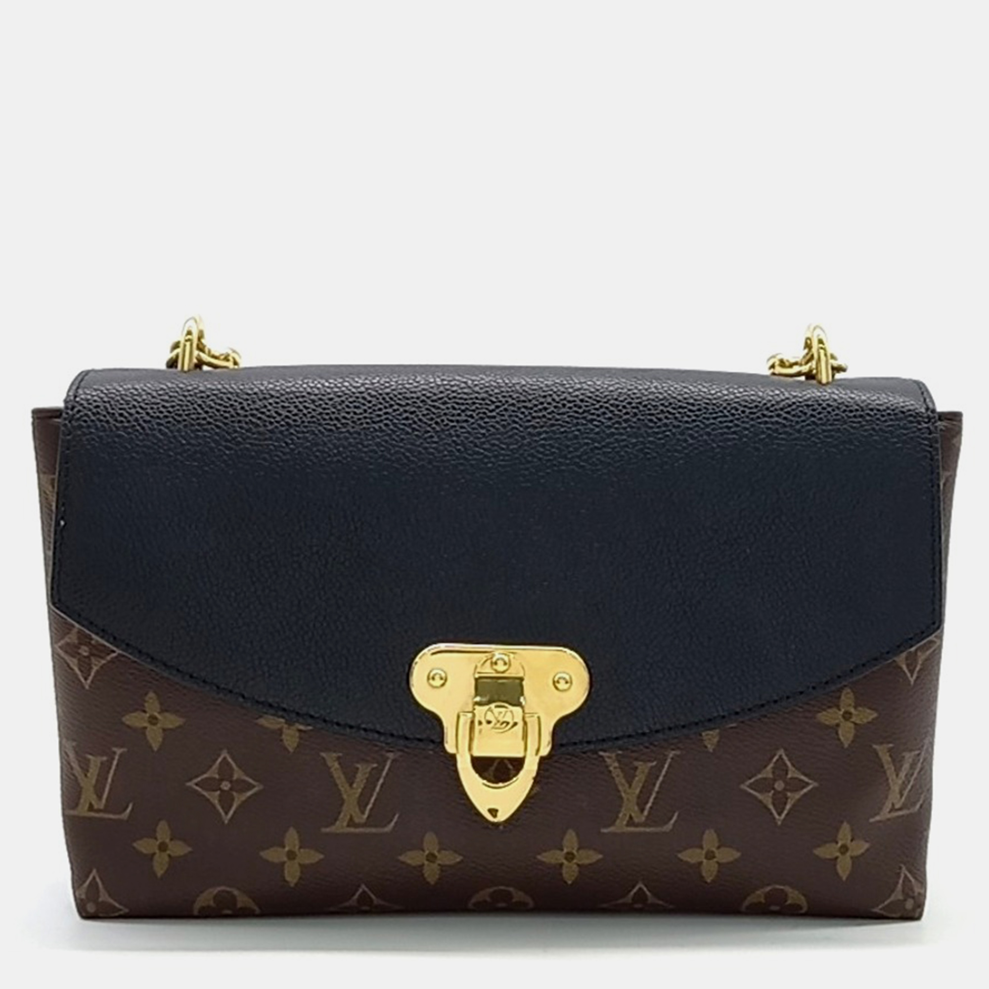 

Louis Vuitton Black Brown Canvas and Leather Saint Placide bag