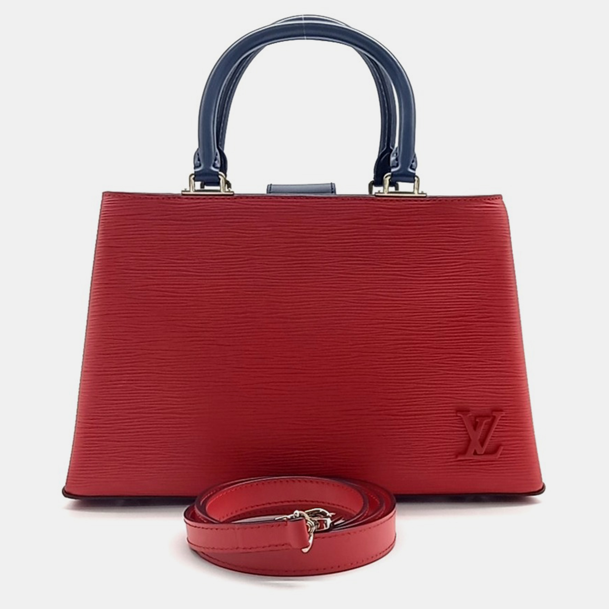 

Louis Vuitton Red Leather Epi Clever PM bag