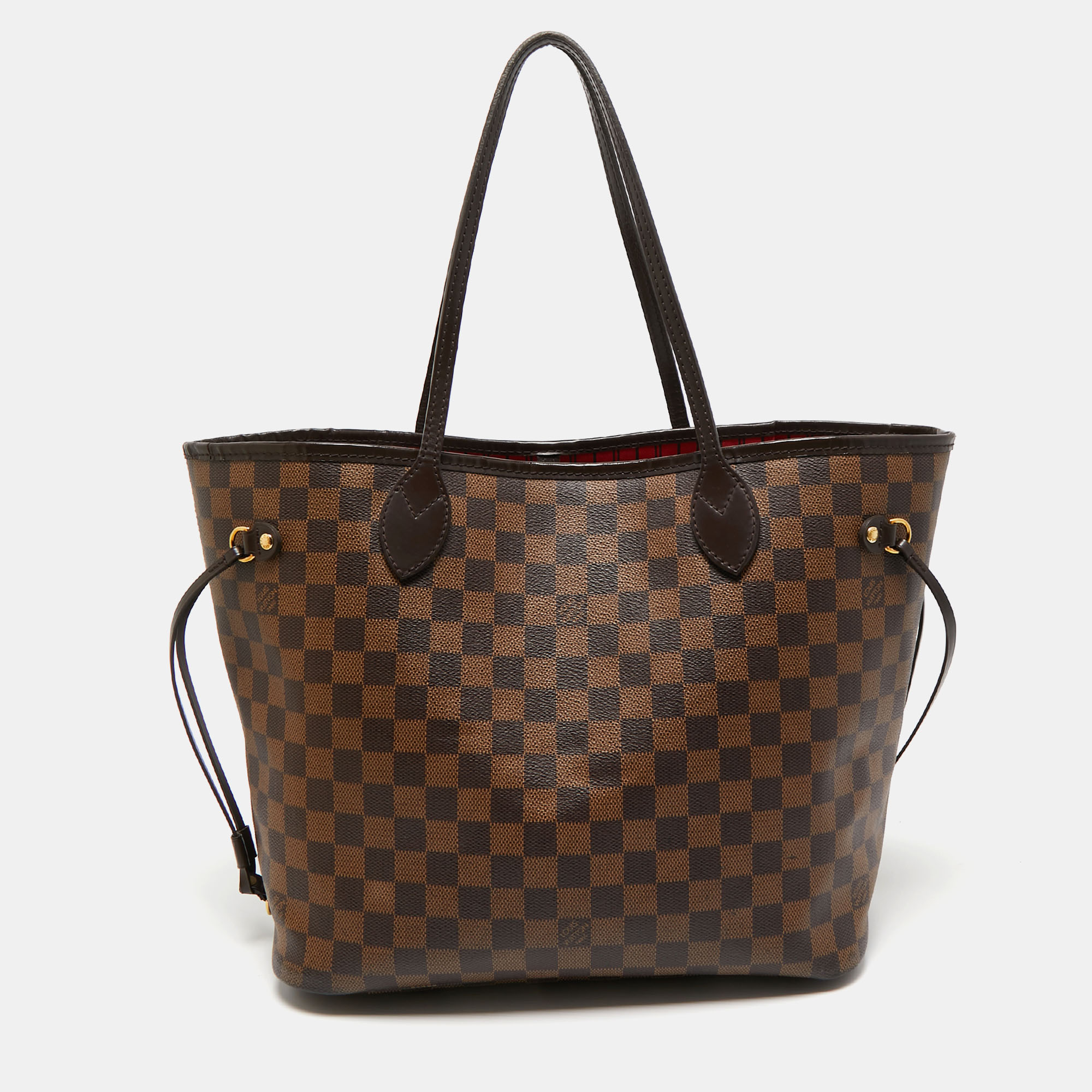 

Louis Vuitton Damier Ebene Canvas Neverfull MM Bag, Brown