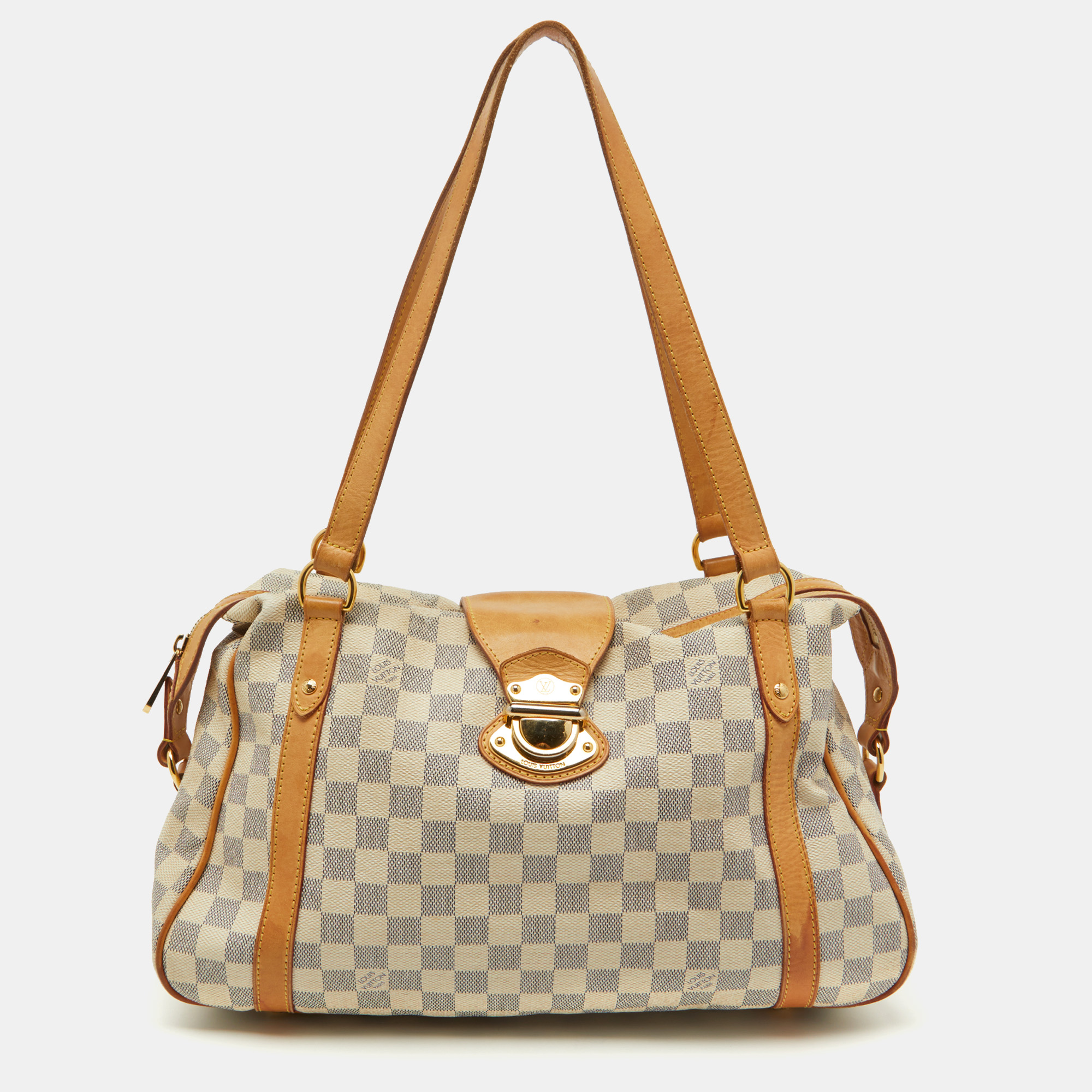 

Louis Vuitton Damier Azur Canvas Stresa PM Bag, White