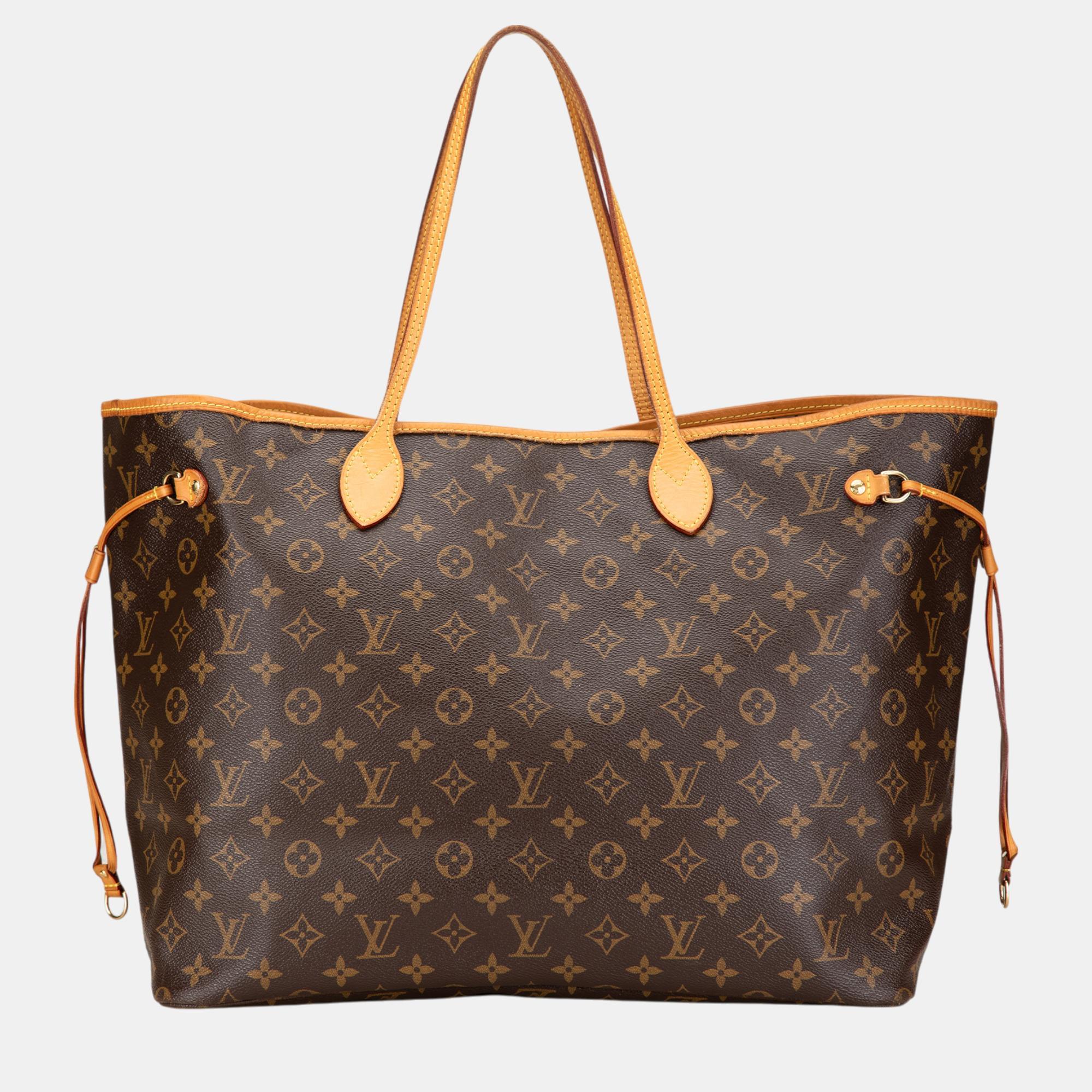 

Louis Vuitton Brown Monogram Neverfull GM