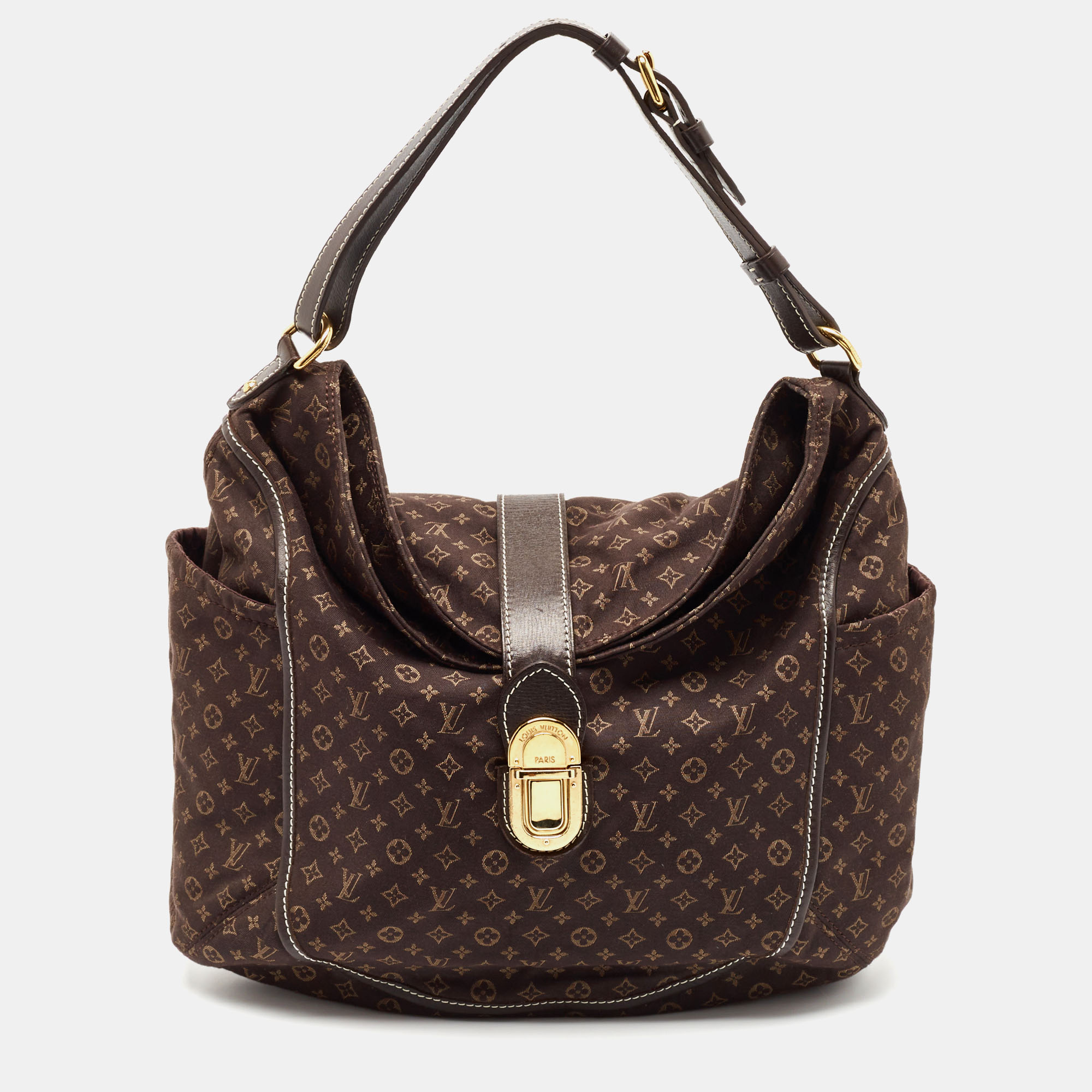 

Louis Vuitton Fusain Monogram Idylle Canvas Romance Bag, Brown