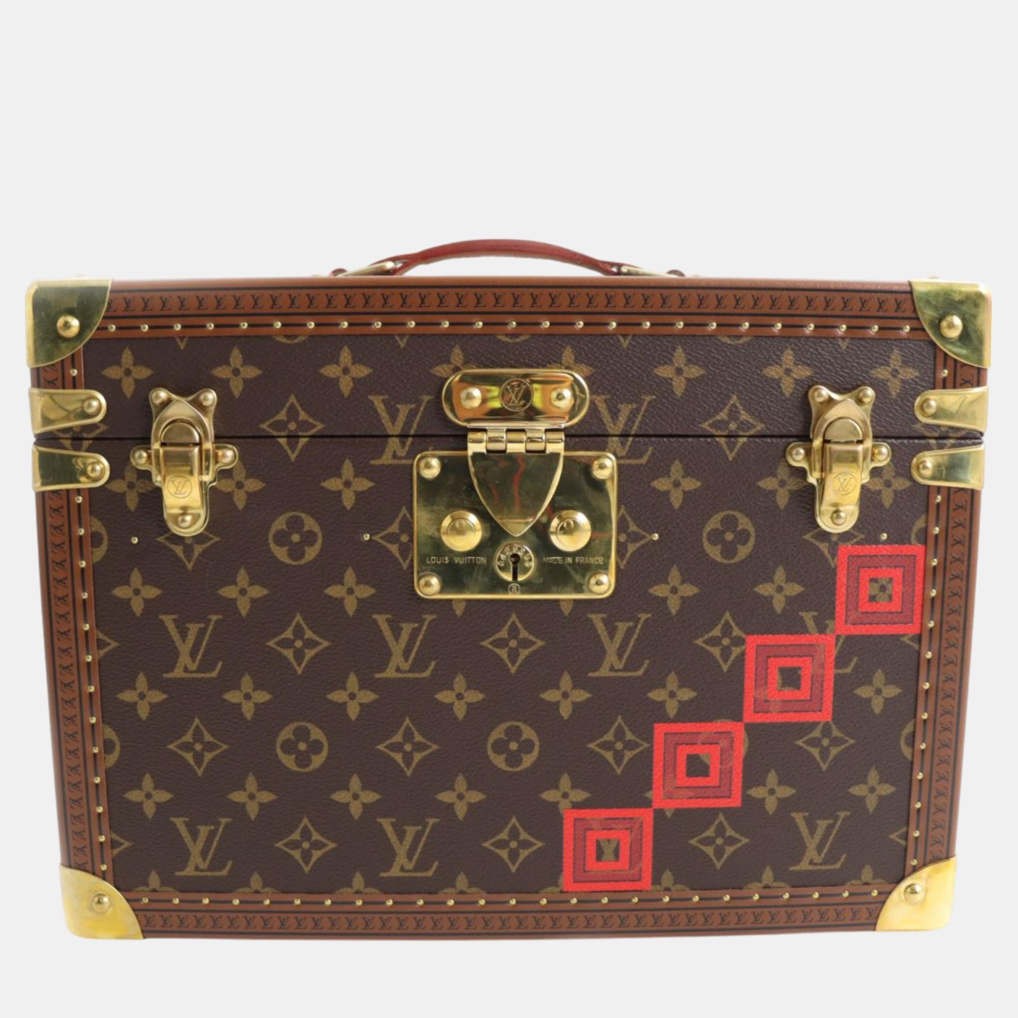 

Louis Vuitton Multicolor Canvas Monogram Boite Pharmacy Makeup Case, Brown