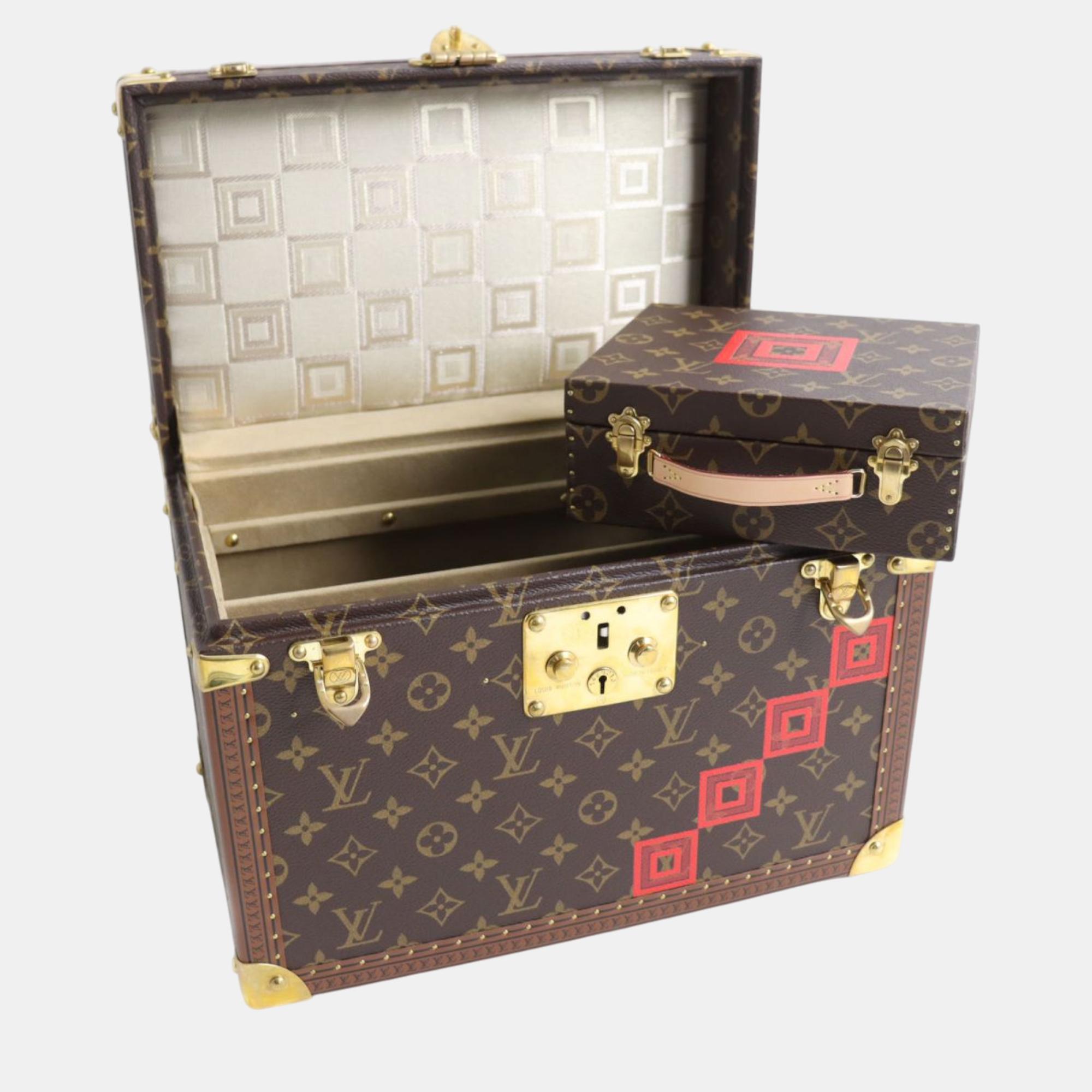 Louis Vuitton Multicolor Canvas Monogram Boite Pharmacy Makeup Case 