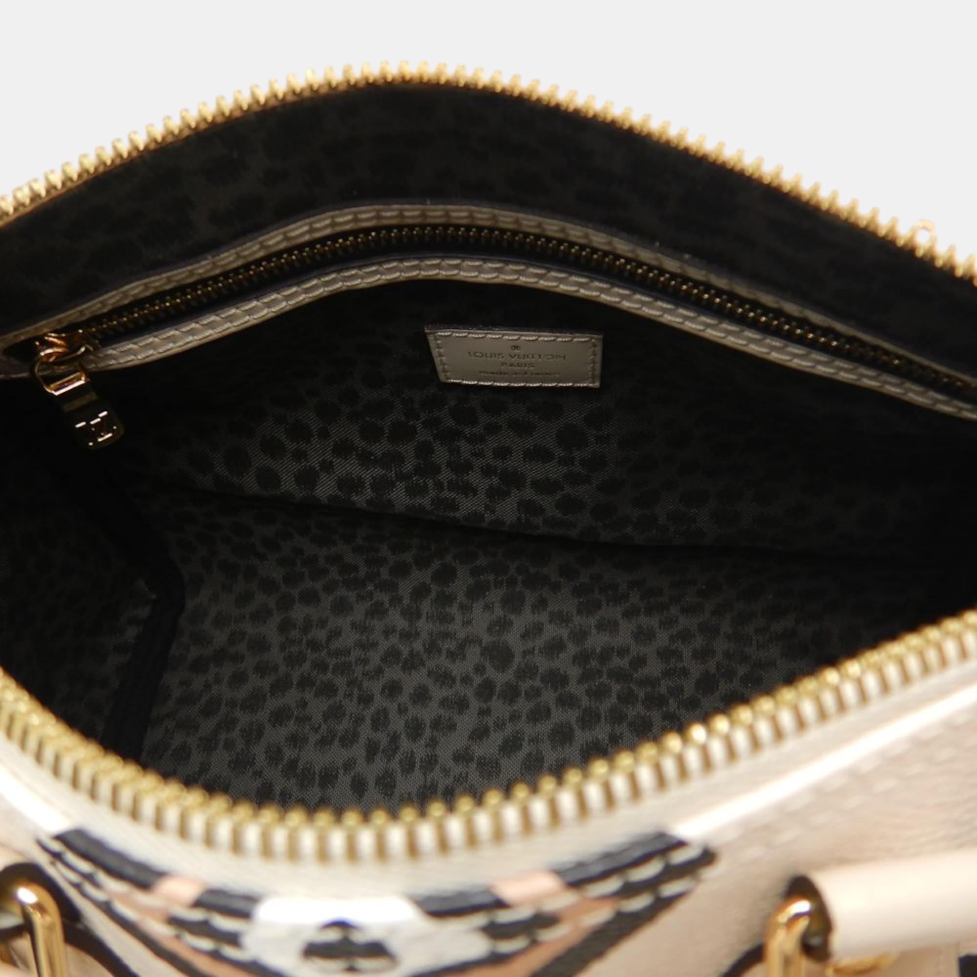Louis Vuitton White Canvas Bandouliere 25 Handbag 