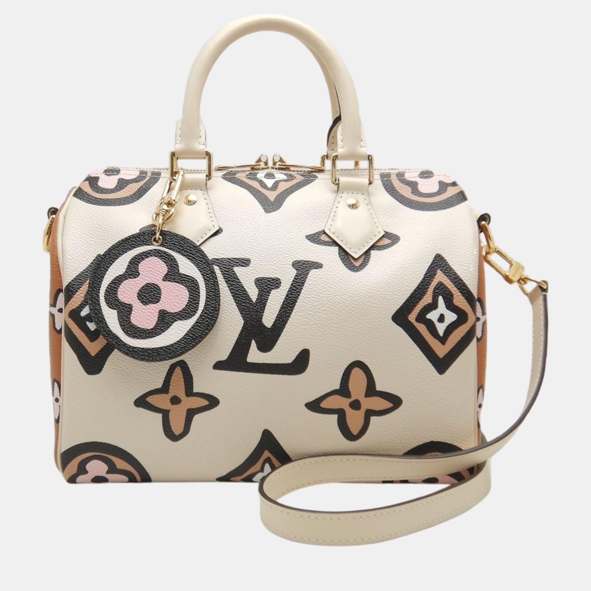 

Louis Vuitton White Canvas Bandouliere 25 Handbag