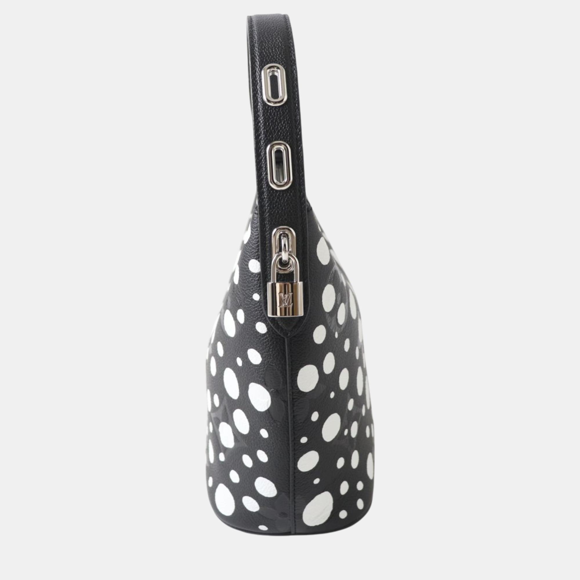 Louis Vuitton Black Canvas Monogram Empreinte Infinity Dot Shoulder Bag 