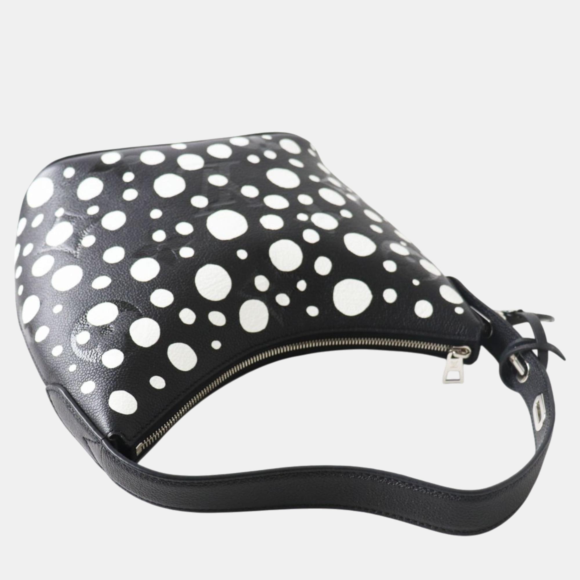 Louis Vuitton Black Canvas Monogram Empreinte Infinity Dot Shoulder Bag 
