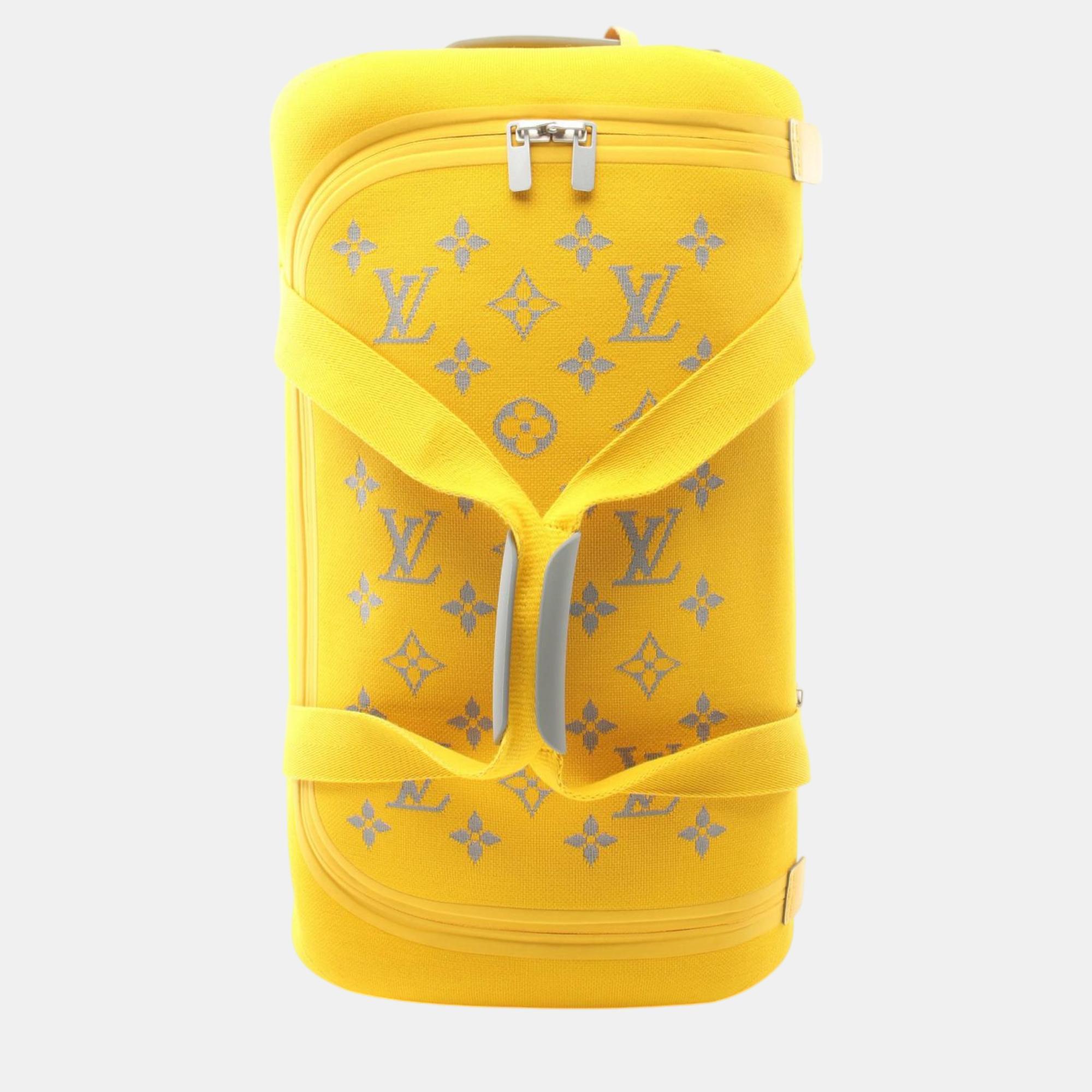 

Louis Vuitton Yellow Canvas Jacquard Horizon Soft Carry Bag