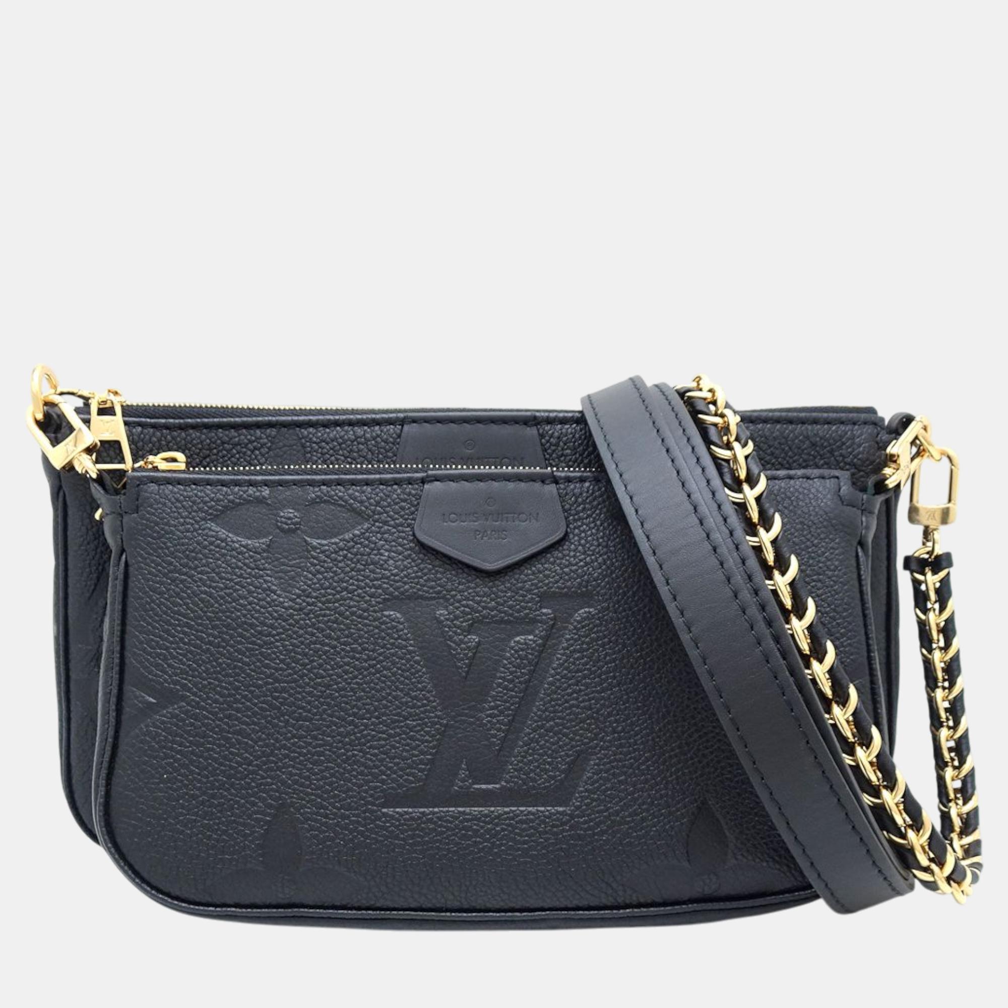 

Louis Vuitton Black Leather Multi Pochette Accessoires bag