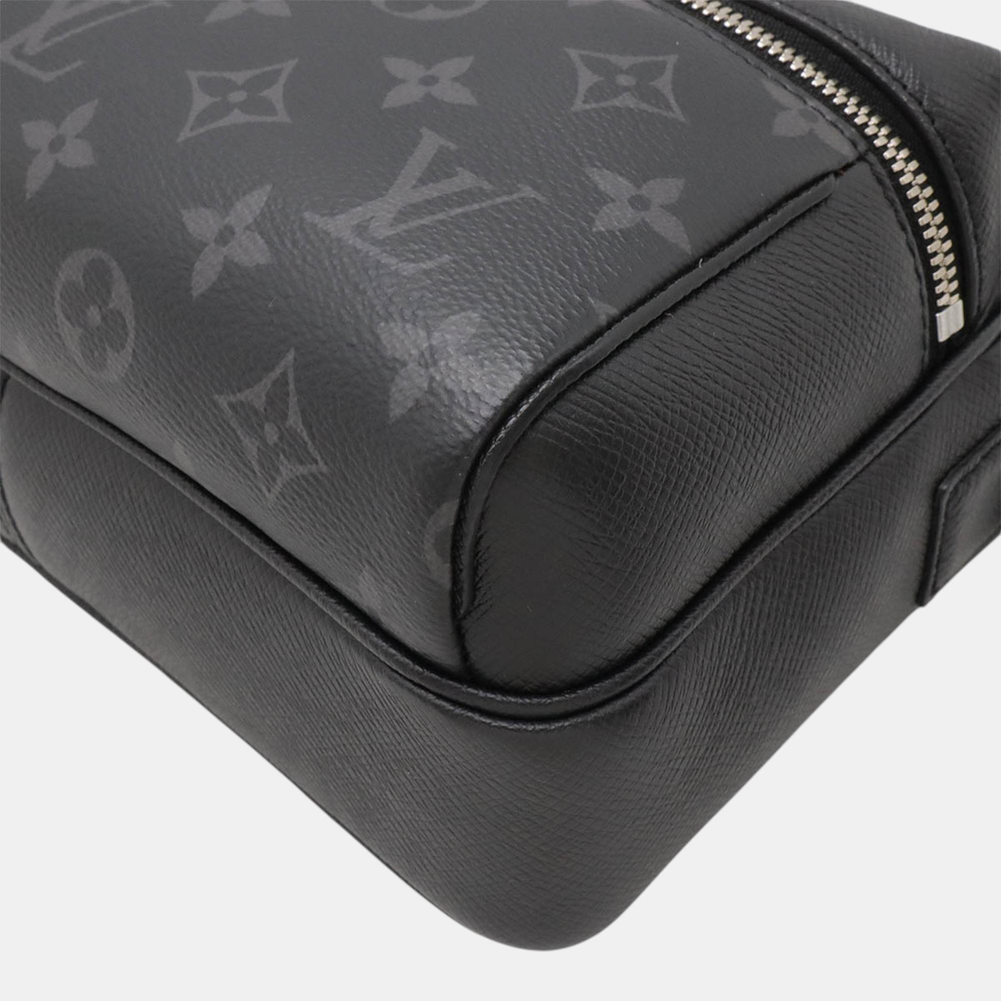 Louis Vuitton Black Canvas Taigarama Eclipse Outdoor Messenger Bag 