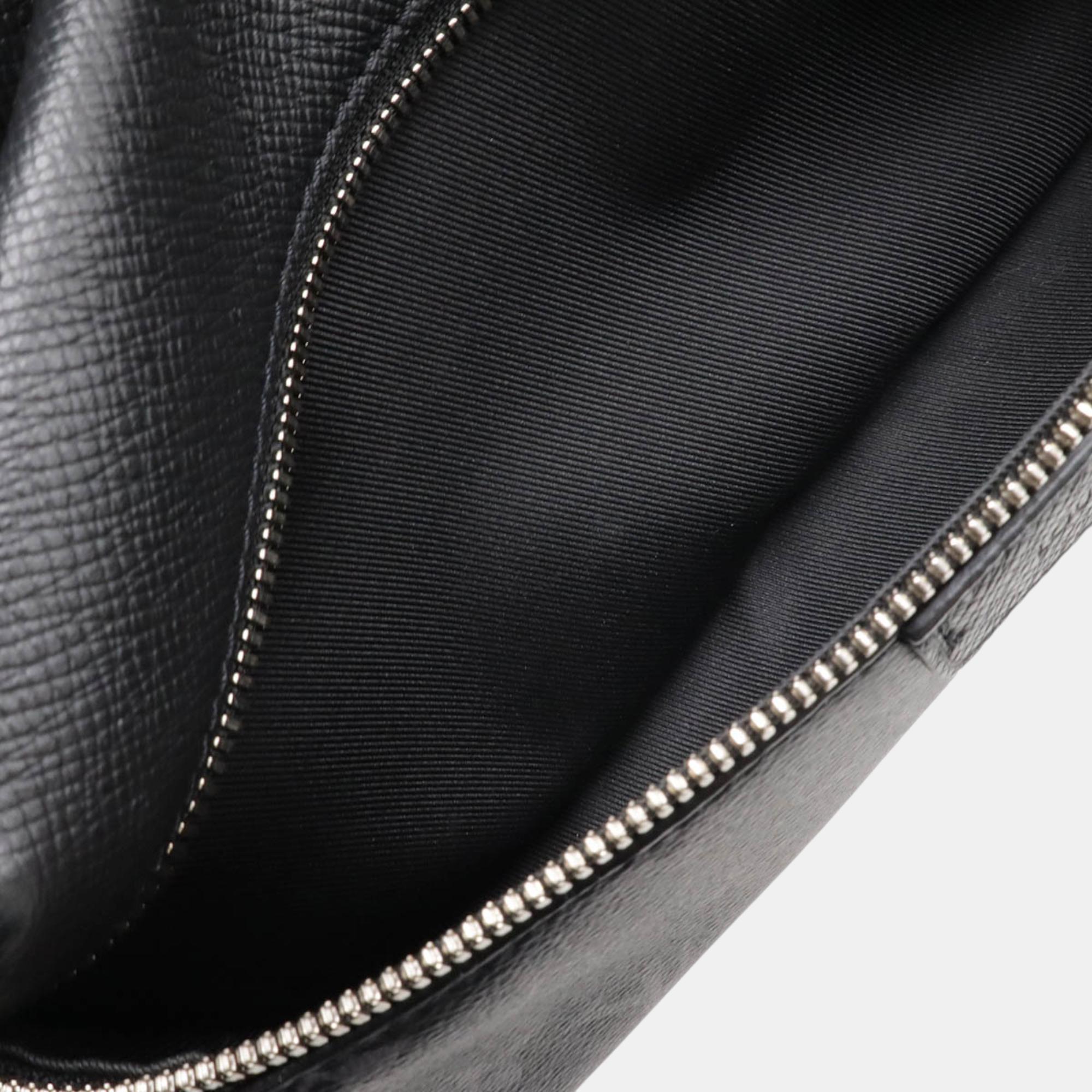 Louis Vuitton Black Canvas Taigarama Eclipse Outdoor Messenger Bag 
