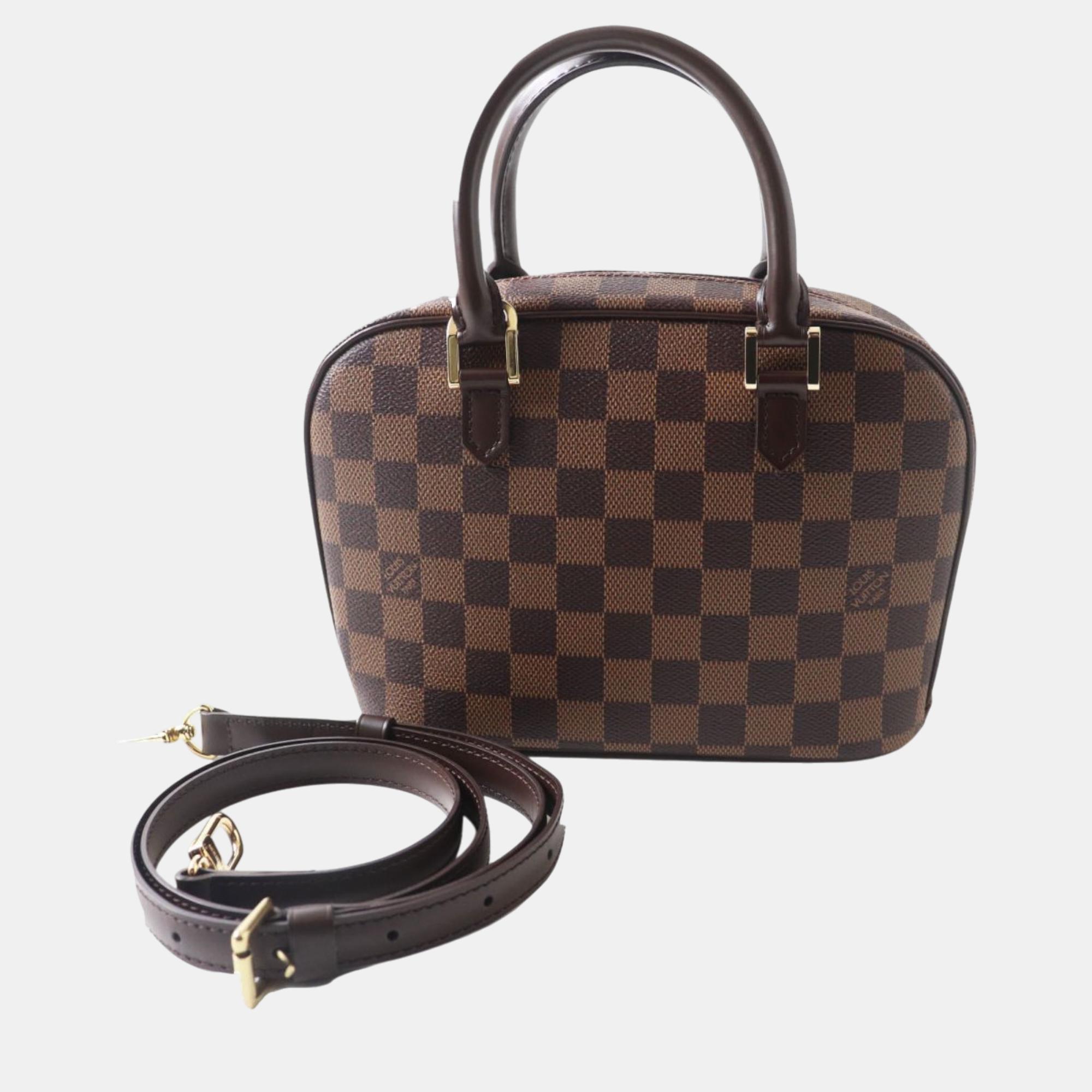 

Louis Vuitton Brown Canvas Damier Sarria Mini Bag