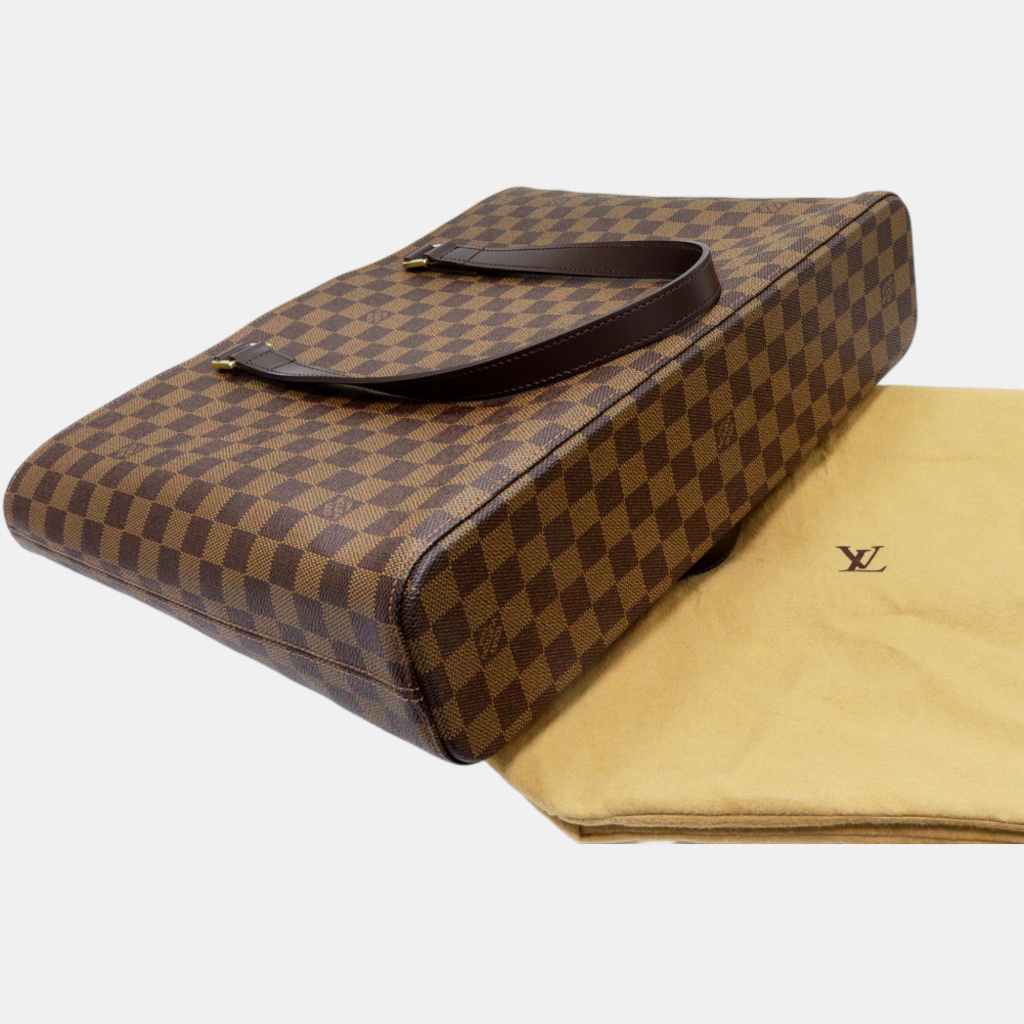 Louis Vuitton Canvas Damier Canvas Tote Bag 
