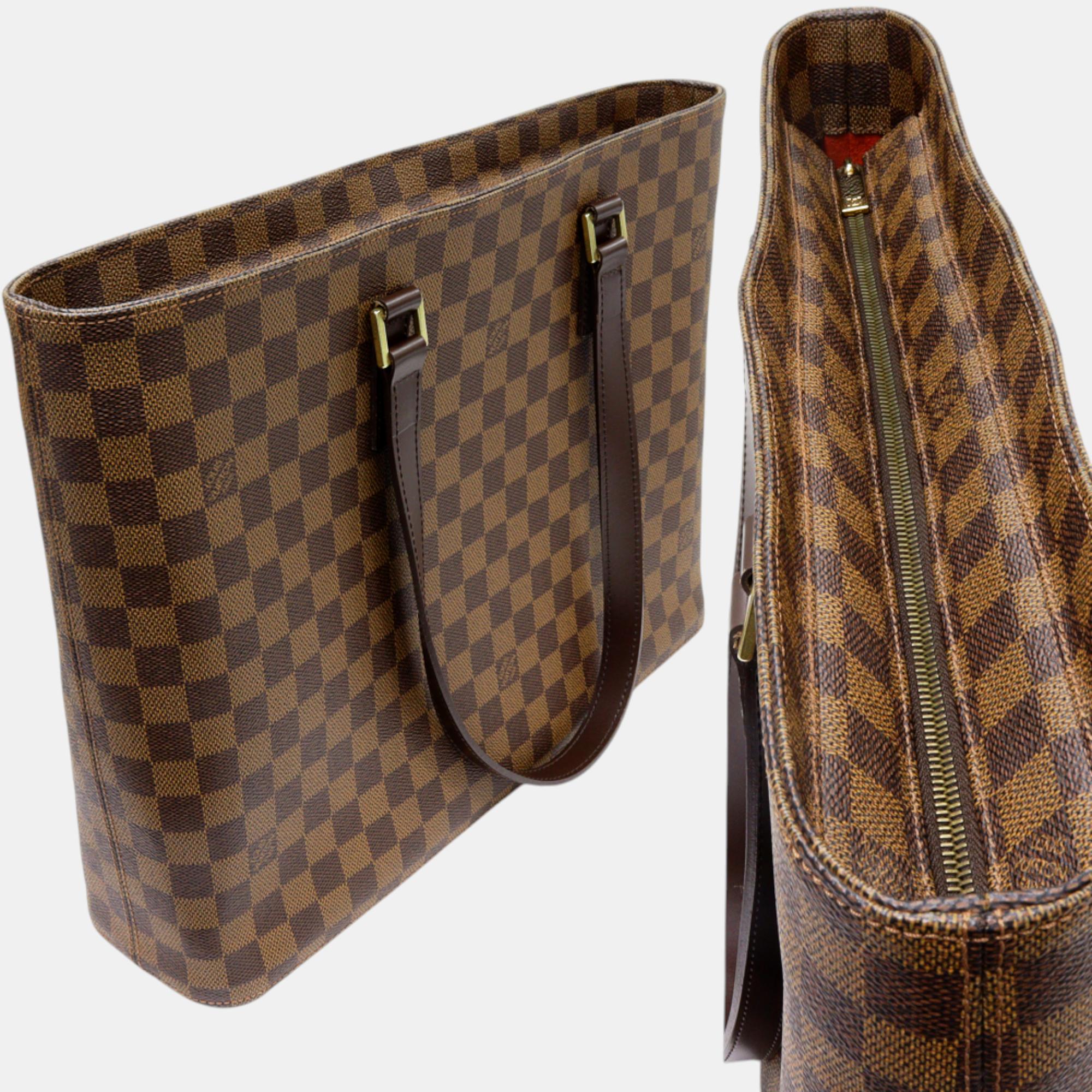Louis Vuitton Canvas Damier Canvas Tote Bag 