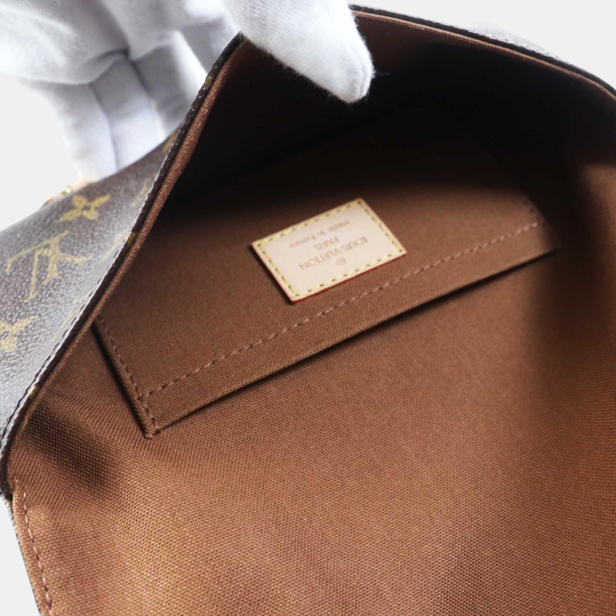 Louis Vuitton Brown Canvas Monogram Pochette Marrell Waist Bag 