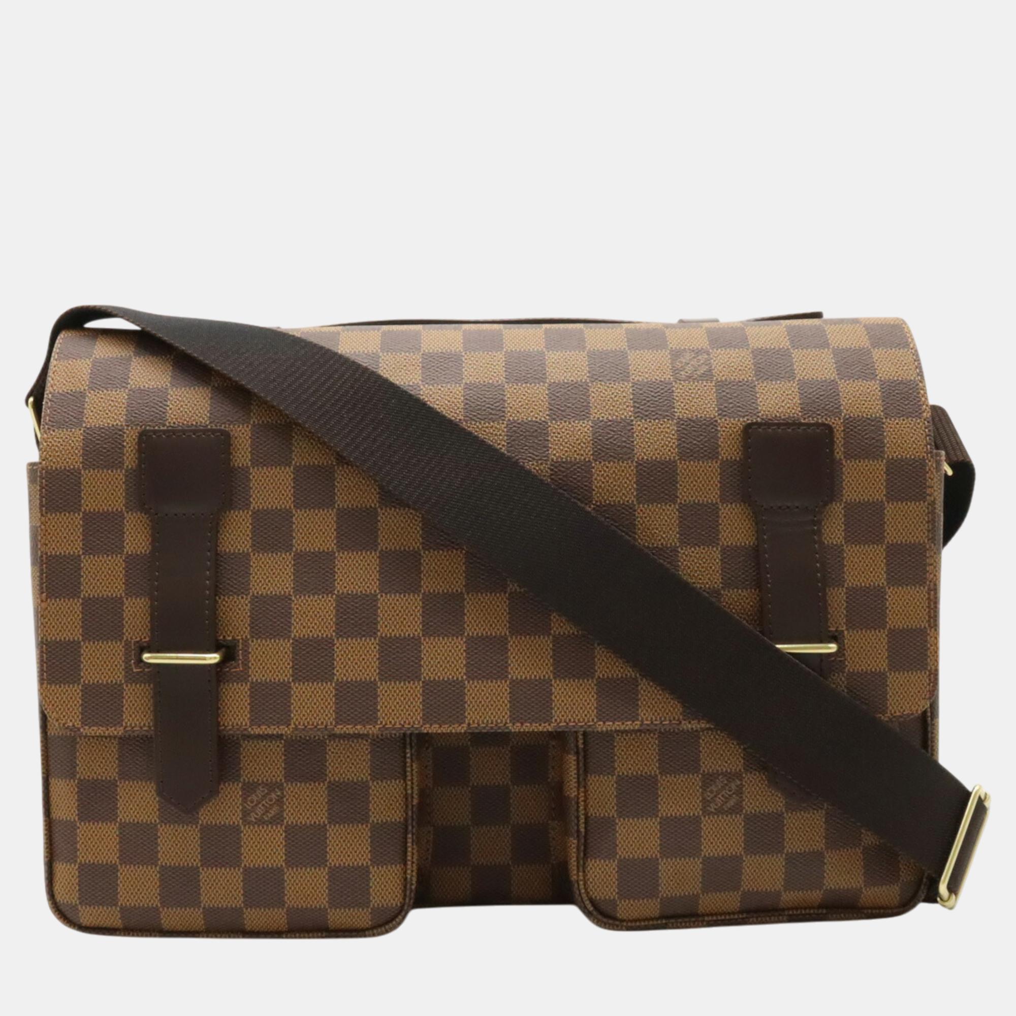 

Louis Vuitton Brown Canvas Damier Broadway Shoulder Bag