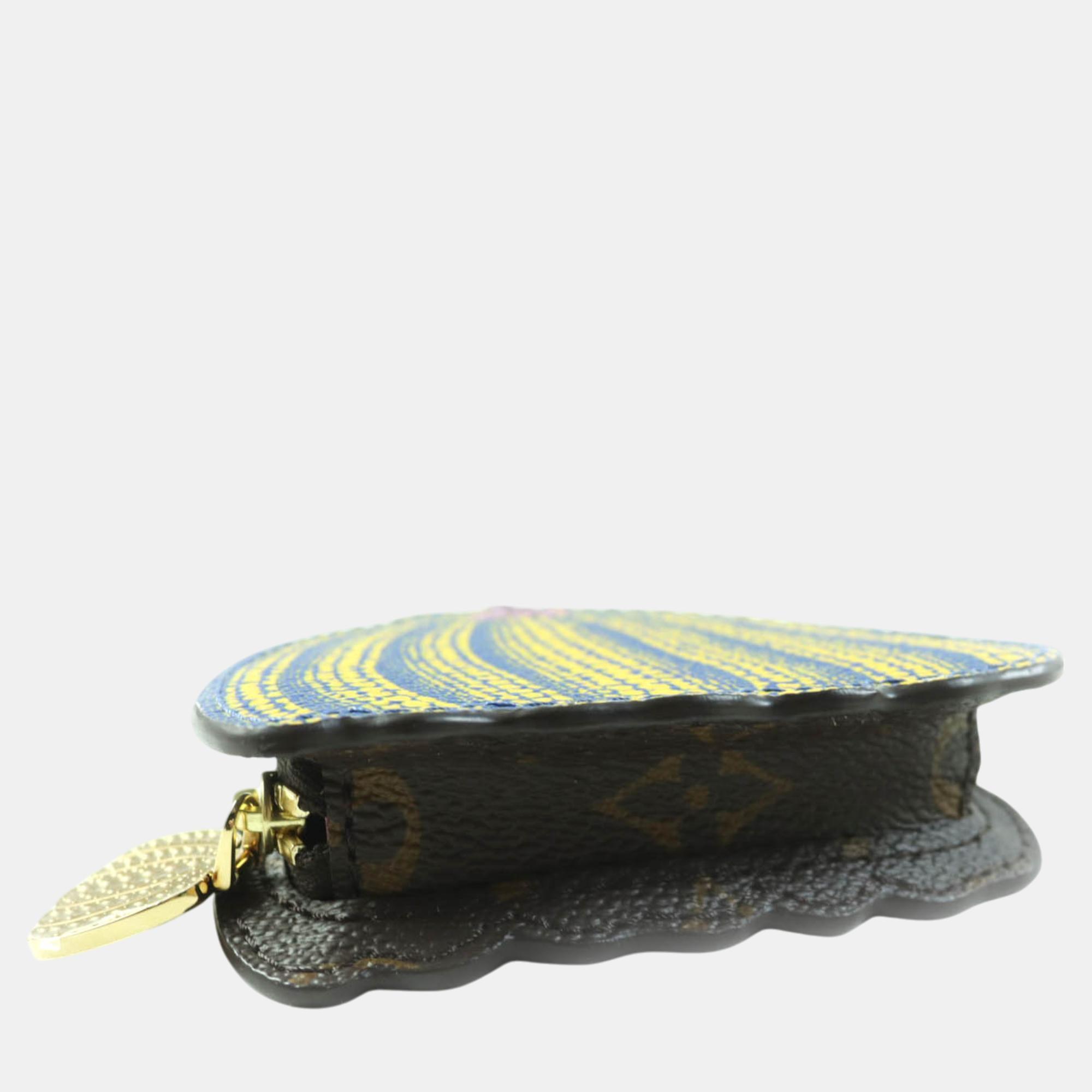 Louis Vuitton Multicolor Leather Monogram Pumpkin Dot Coin Case 