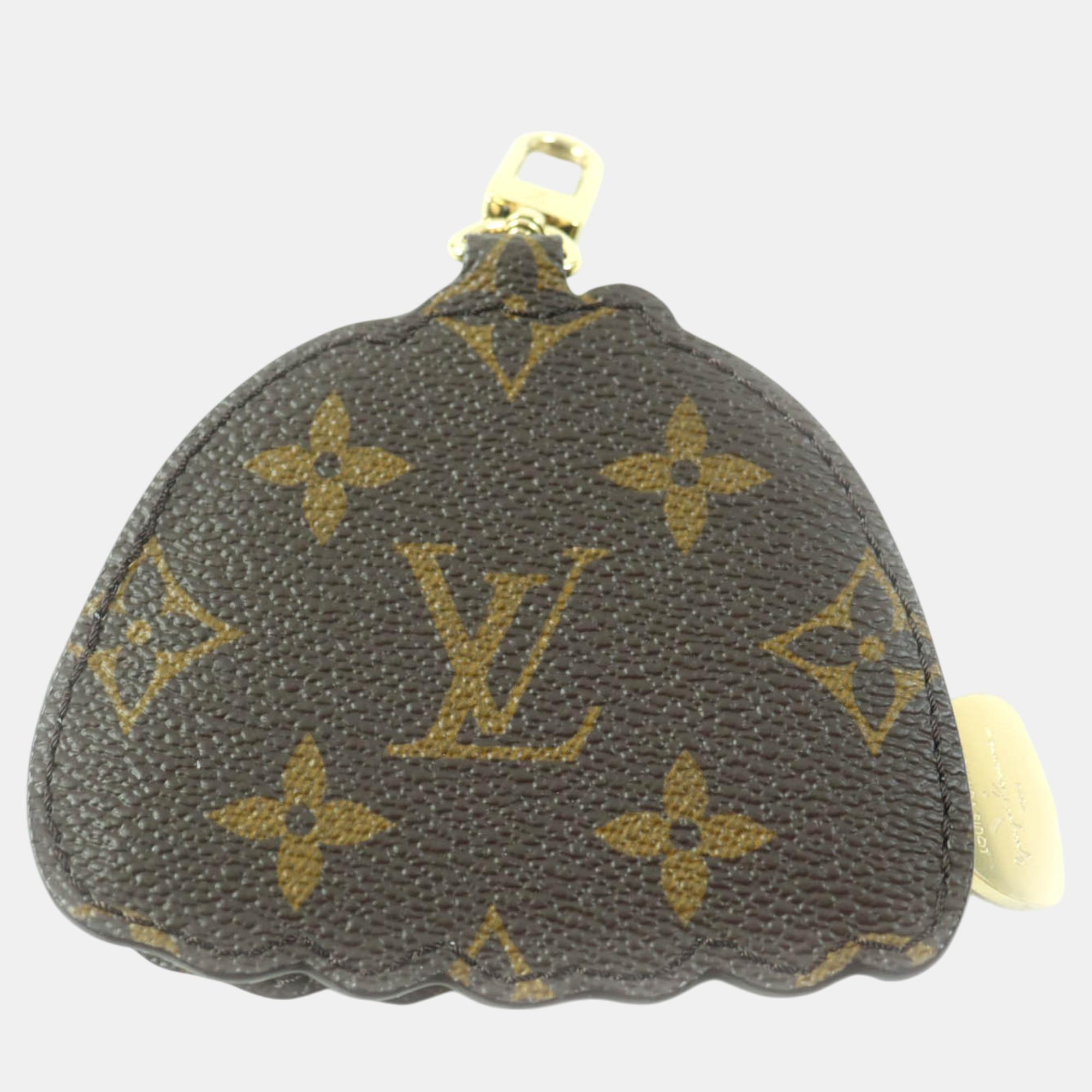 Louis Vuitton Multicolor Leather Monogram Pumpkin Dot Coin Case 
