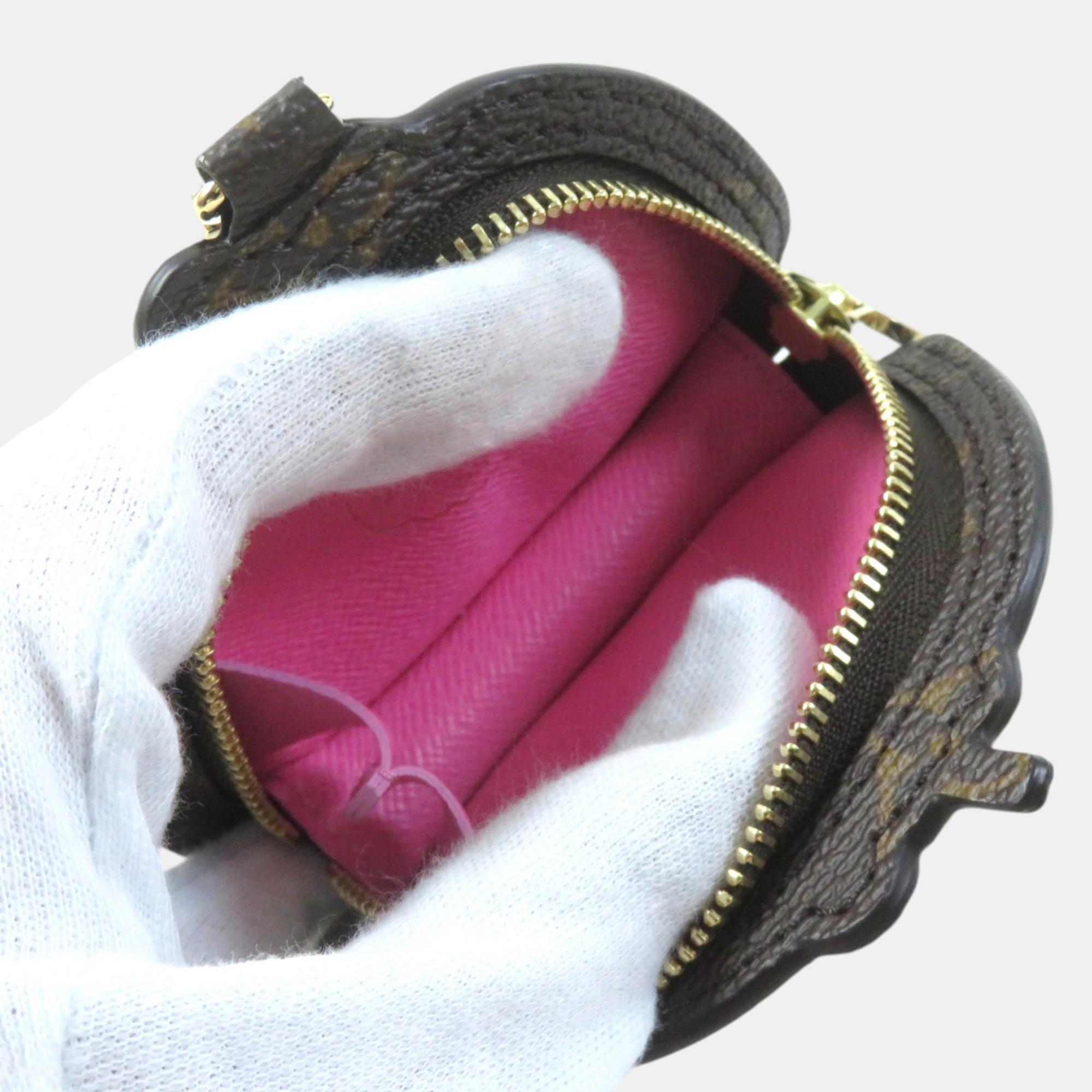 Louis Vuitton Multicolor Leather Monogram Pumpkin Dot Coin Case 