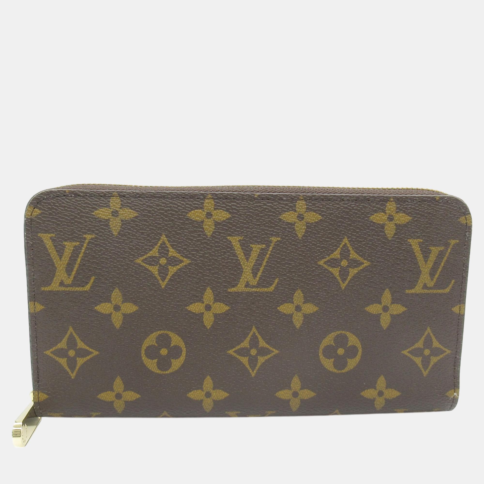 

Louis Vuitton Monogram Brown Canvas Zippy Wallet